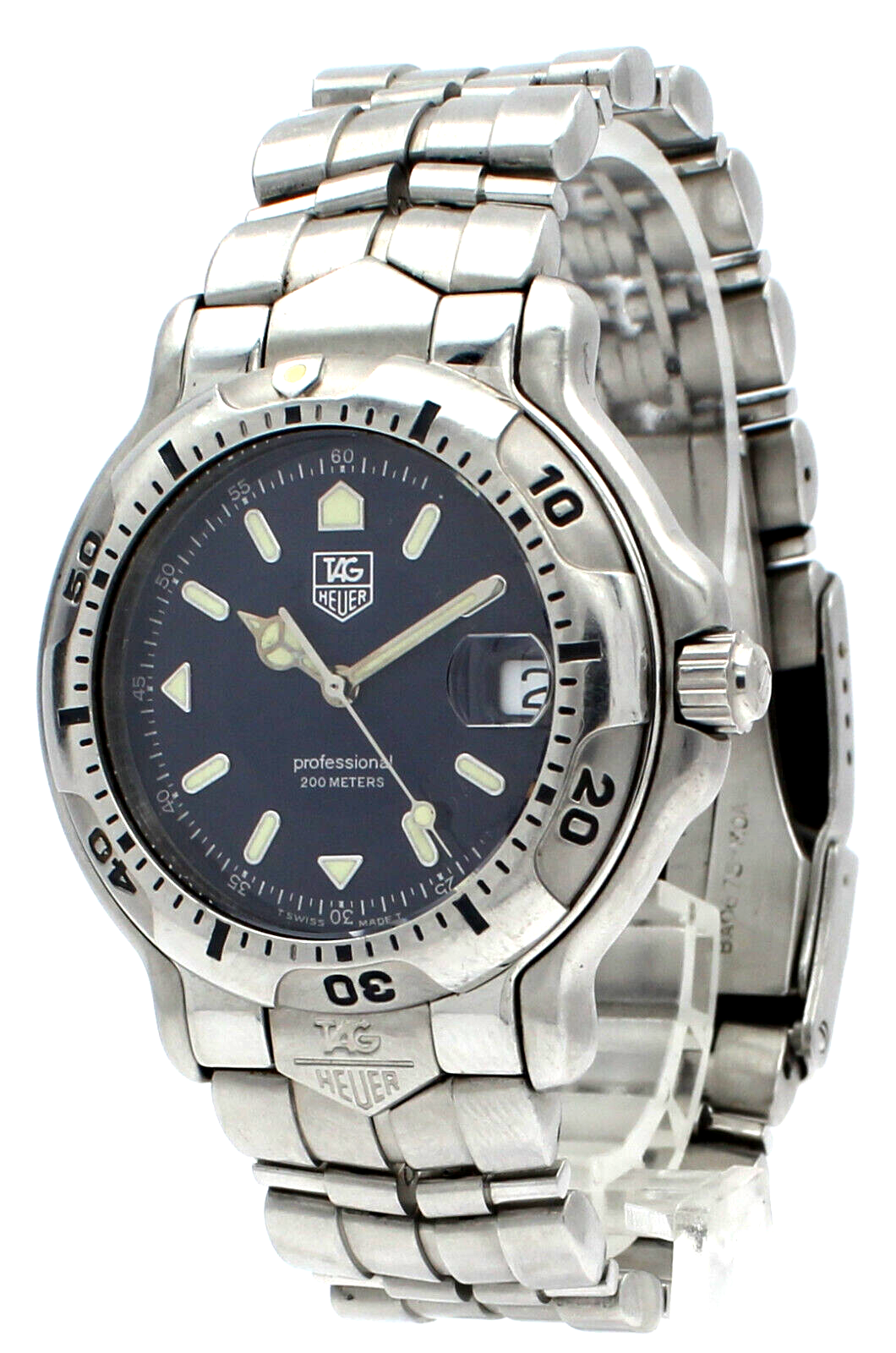 TAG HEUER 6000 Series Professional Date Navy Quartz Men's Watch