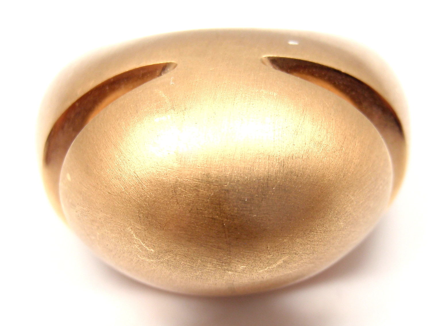 Authentic! Bvlgari Bulgari 18k Yellow Gold Dome Band Ring Box