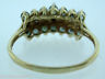 14K YELLOW GOLD LADIES DIAMOND RING SIZE 9