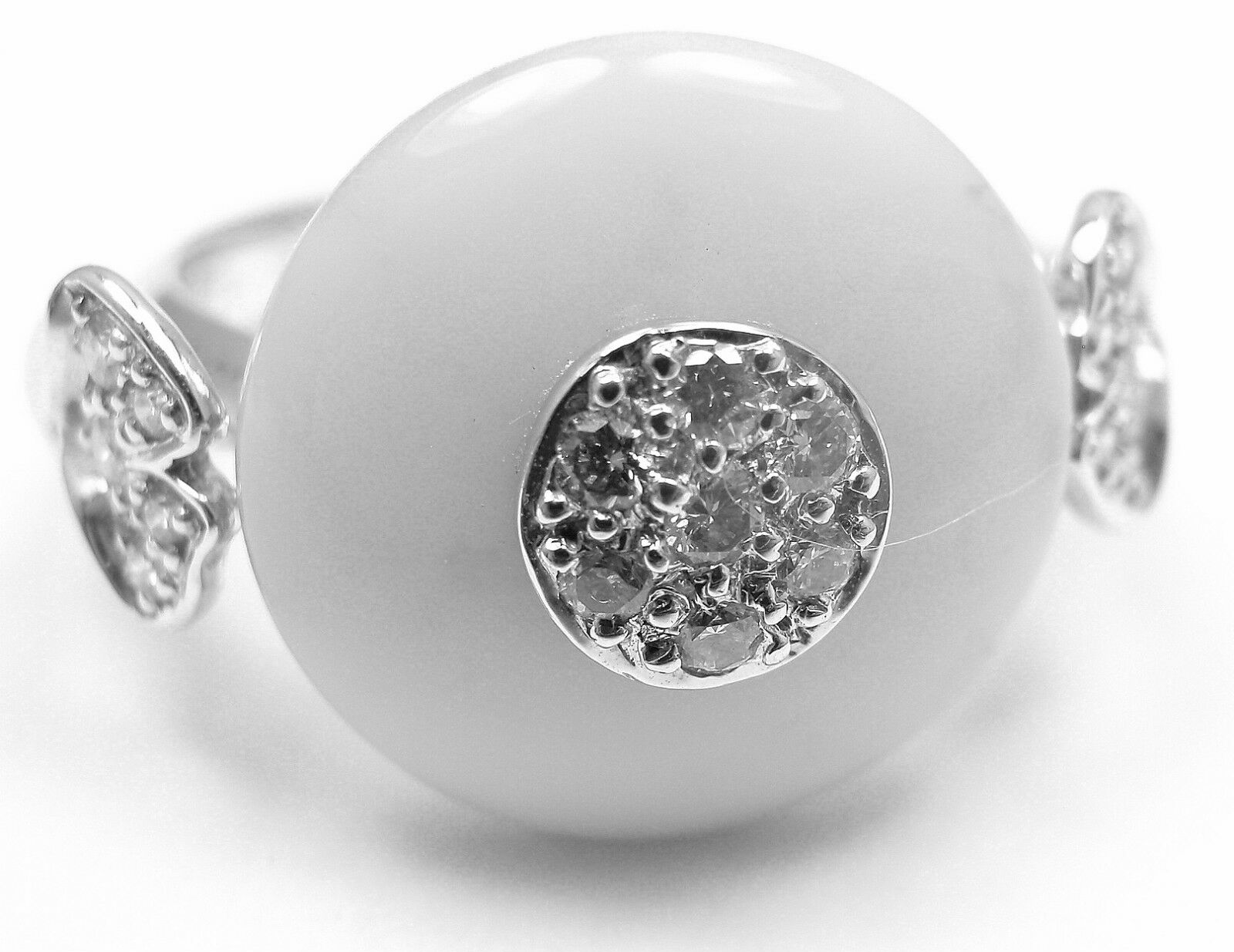 Carrera Y Carrera 18k White Gold Ginkgo Diamonds  Kogolong Ring