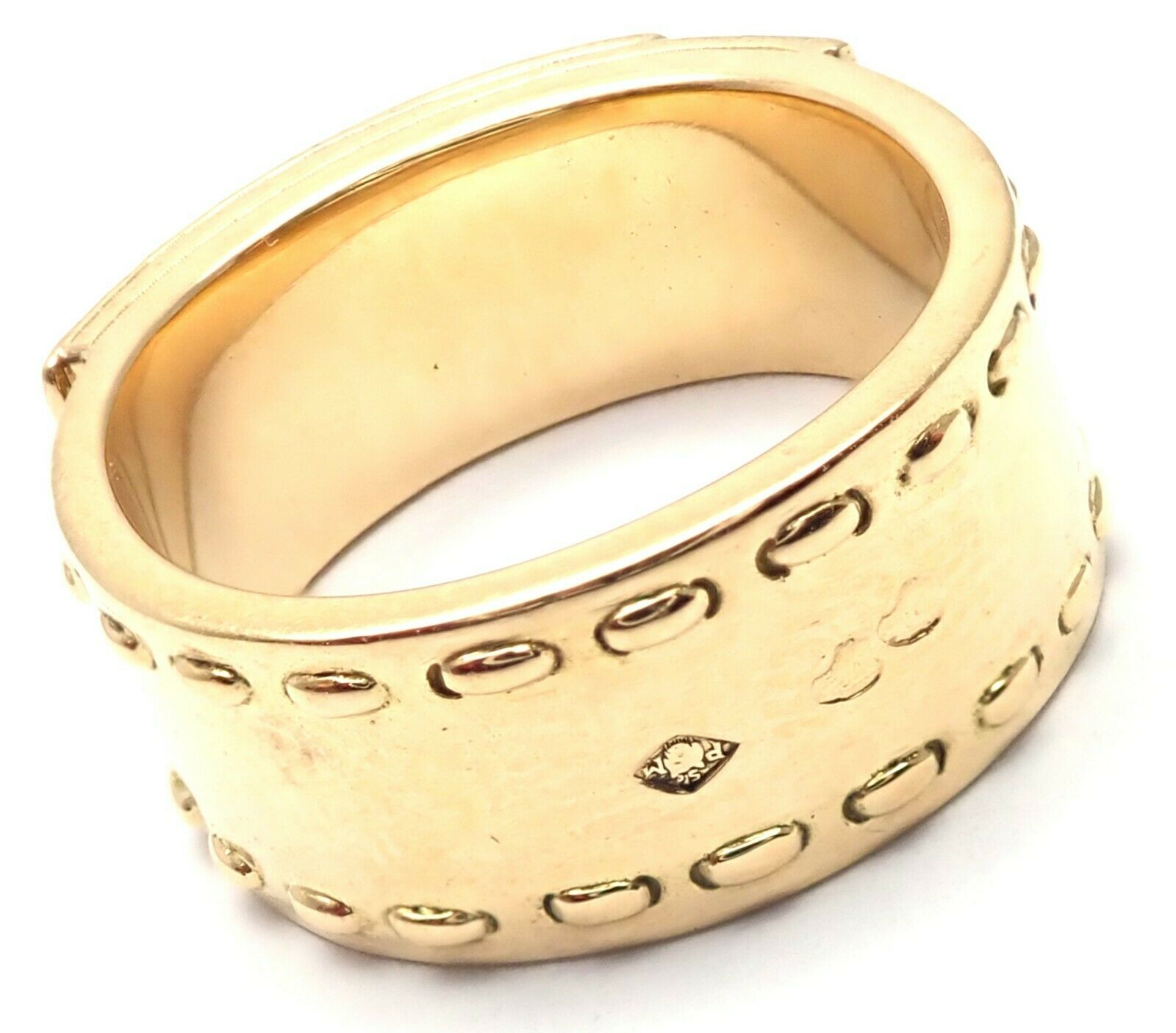 Rare! Authentic Hermes 18k Yellow Gold Diamond 