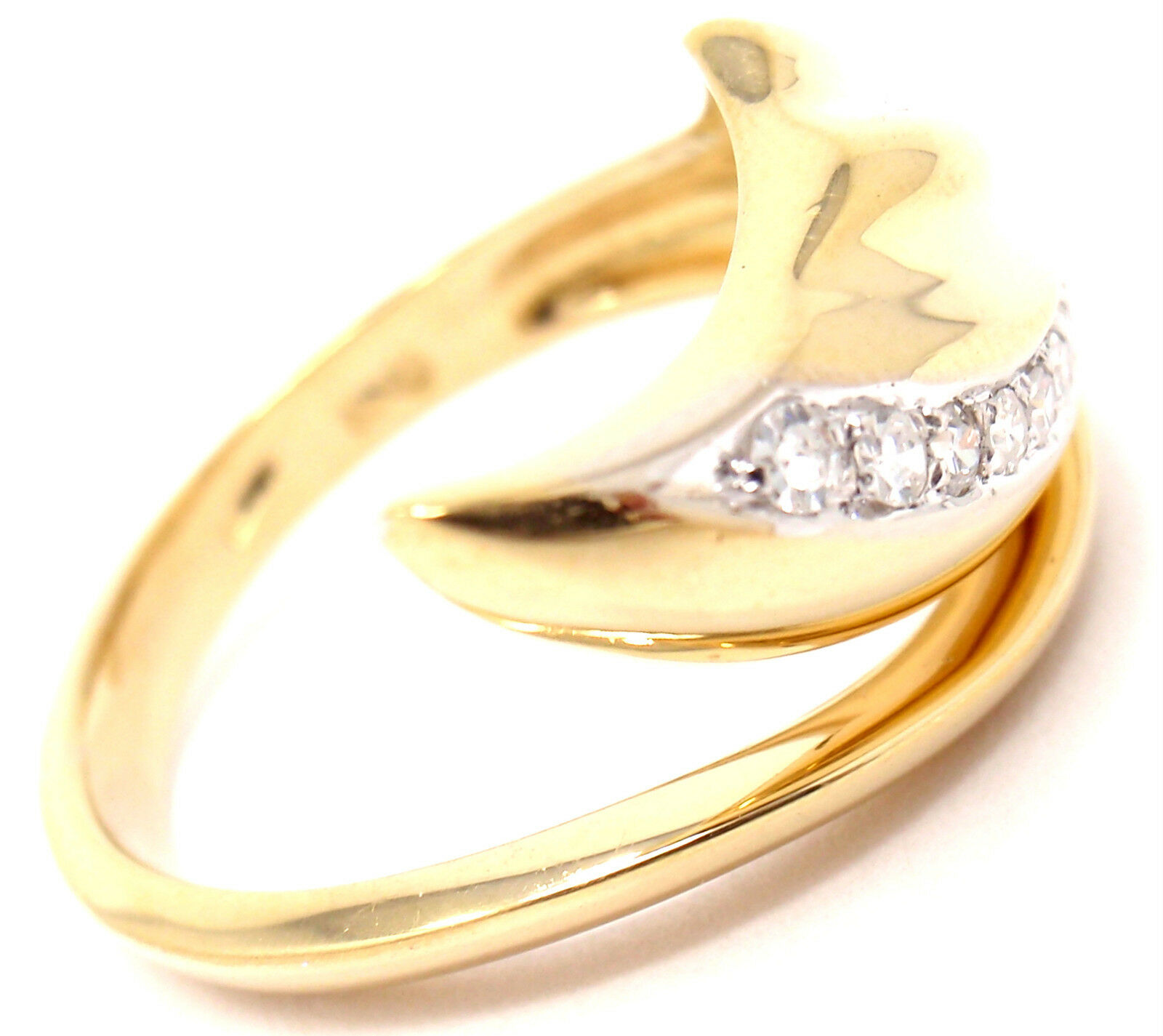 Damiani 18k Yellow Gold Diamond Ring