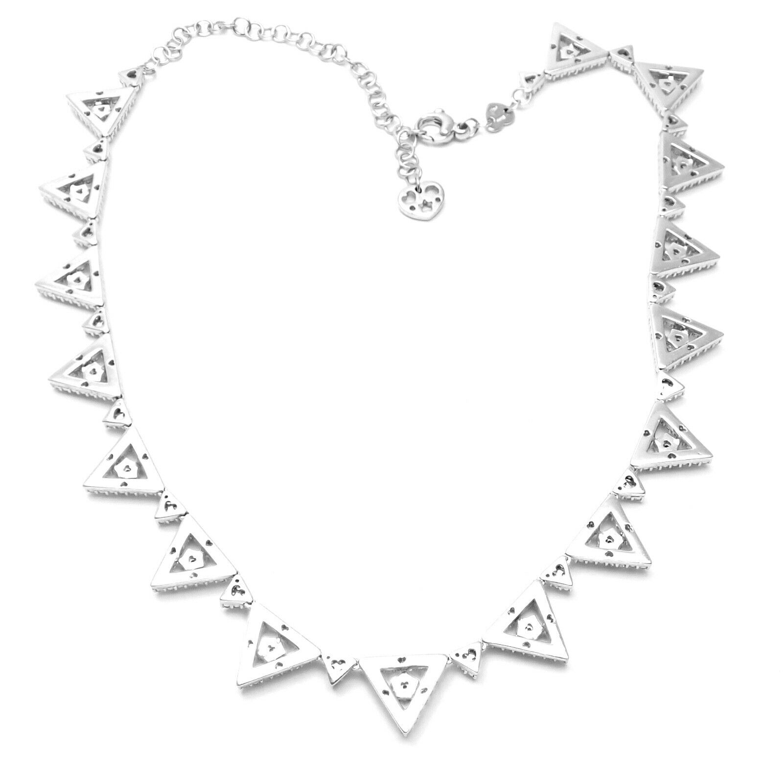 Pasquale Bruni 18k White Gold 8.8ct Diamond Necklace Retail $63,460