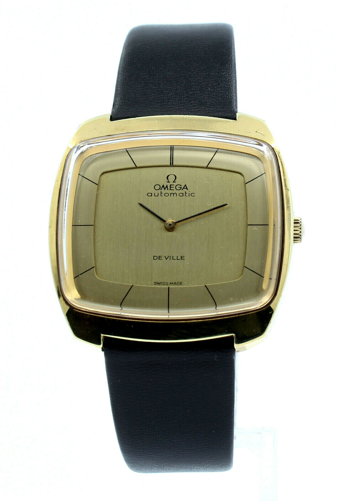 Vintage Omega DeVille Gold Plated Steel Automatic 36mm Men's Watch Ref: 151.0051