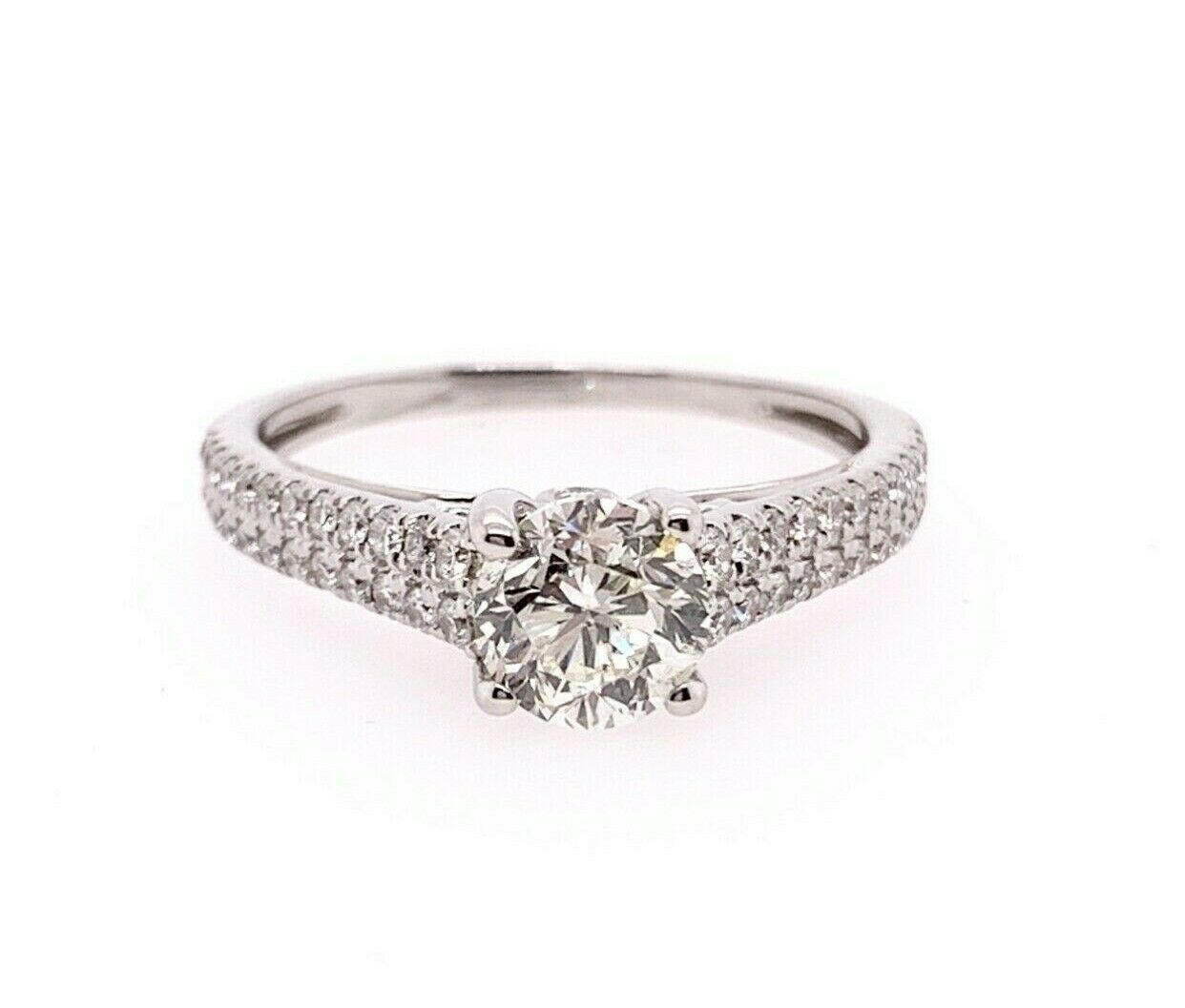 Round Brilliant Diamond Engagement Ring 1.40 TCW 18K
