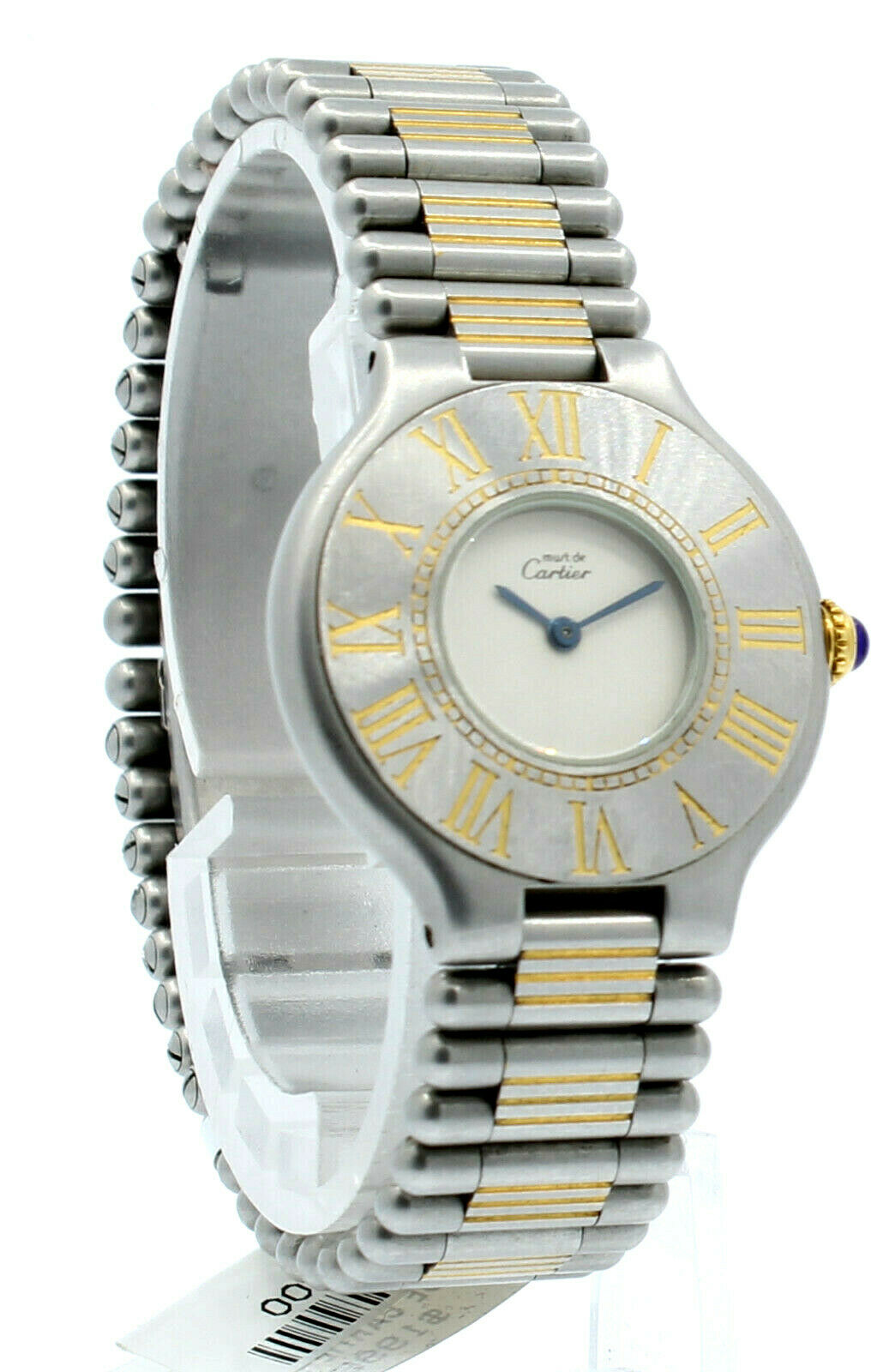 Ladies CARTIER Must De Cartier 21 Steel and Gold Round Dress Watch