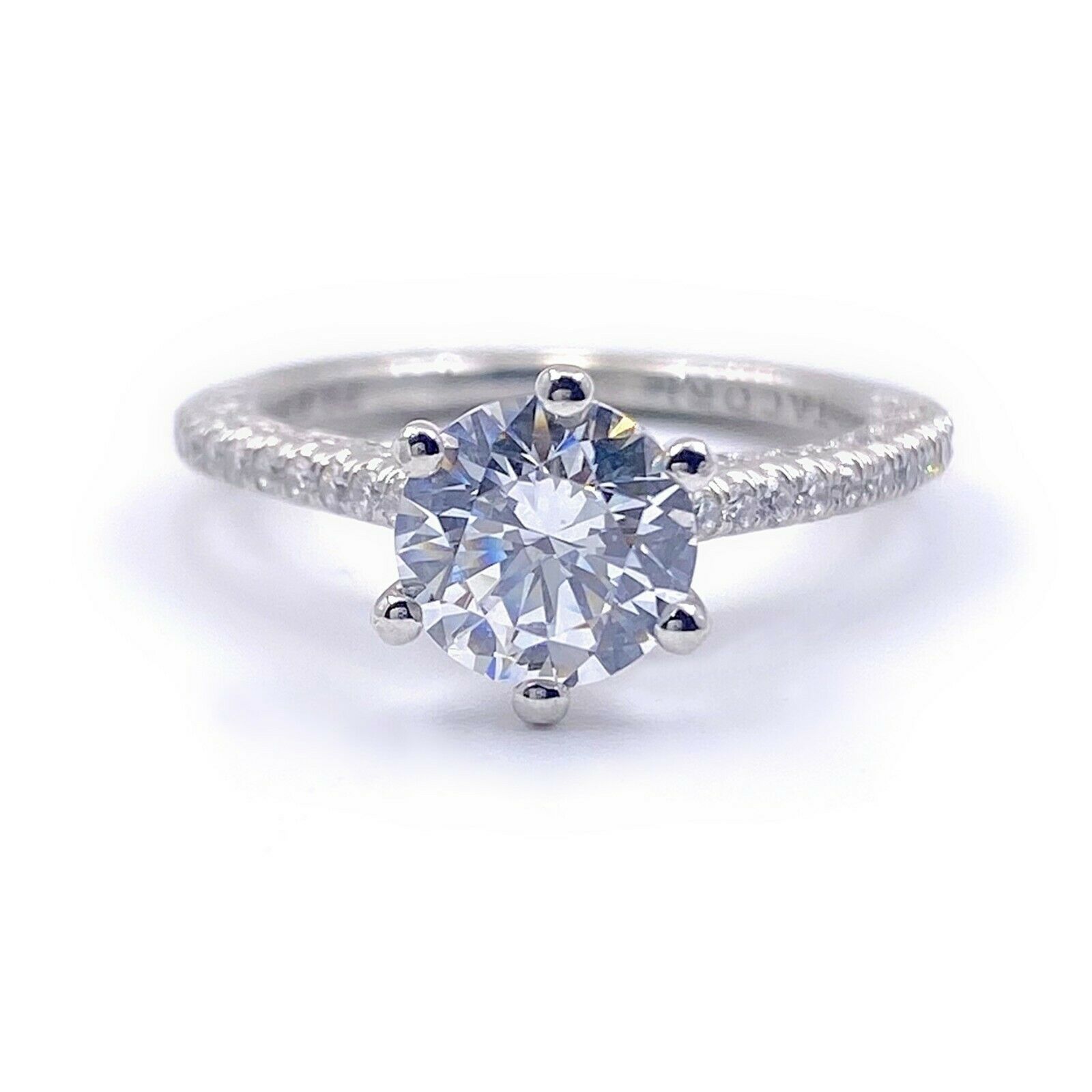 TACORI Petite Crescent Platinum HT254615RD65 Engagement Ring 