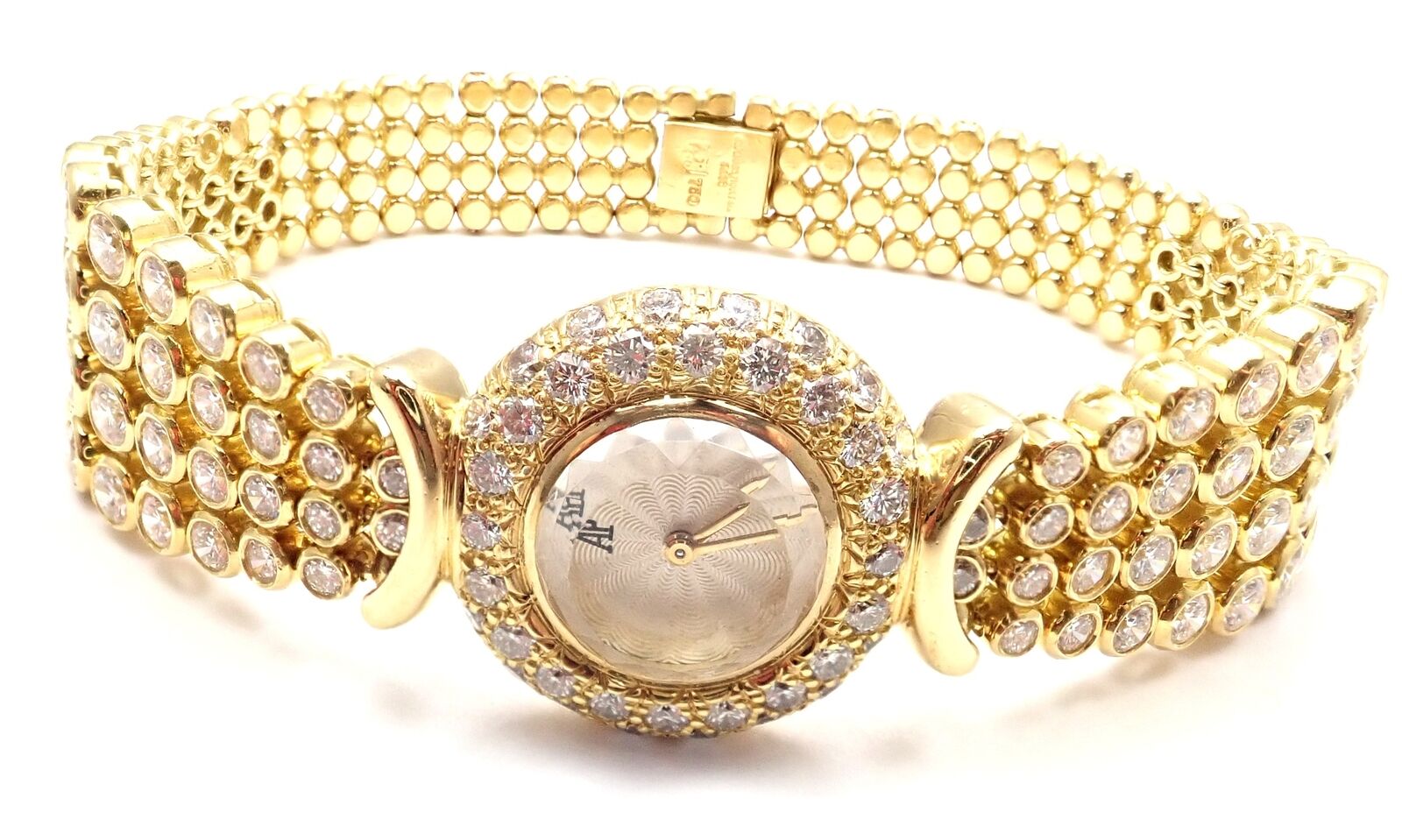 Audemars Piguet 18k Yellow Gold 8ct Diamond Ladies Watch