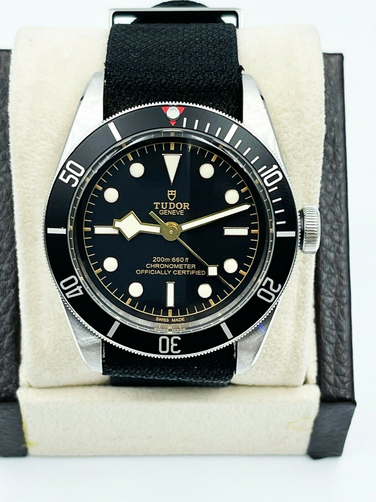 Tudor Black Bay 79230N Stainless Steel Fabric Strap  2019