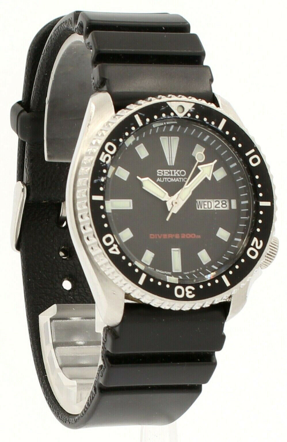 SEIKO DIVER 200m STAINLESS AUTOMATIC DAY-DATE 42mm Ref: 7S26-0029