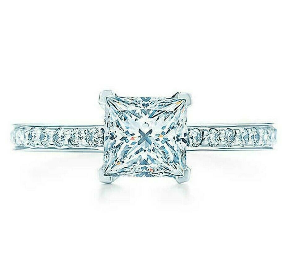 Tiffany  Co GRACE Princess Diamond Engagement Ring
