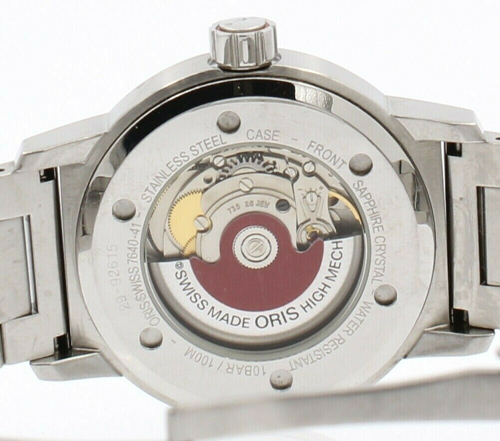 Oris BC3 Sportsman Day Date 7640 Black Dial Stainless Steel