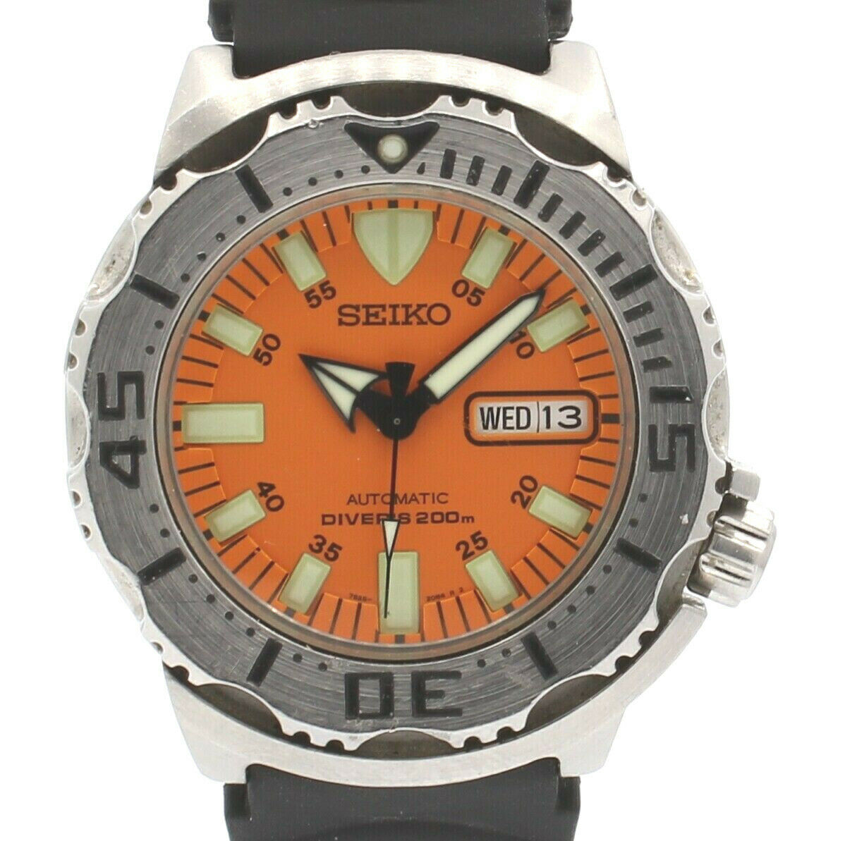 OGクルセイド　セレマ・ゼオラ・オクスティン　MP SEIKO Orange Monster Diver's 200M Automatic 43mm Men's Watch 7S26