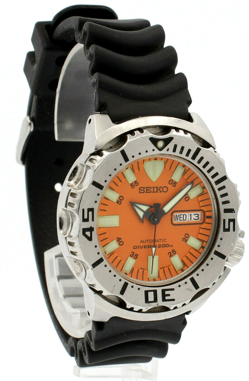 SEIKO Orange Monster Diver's 200M Automatic 43mm Men's Watch 7S26