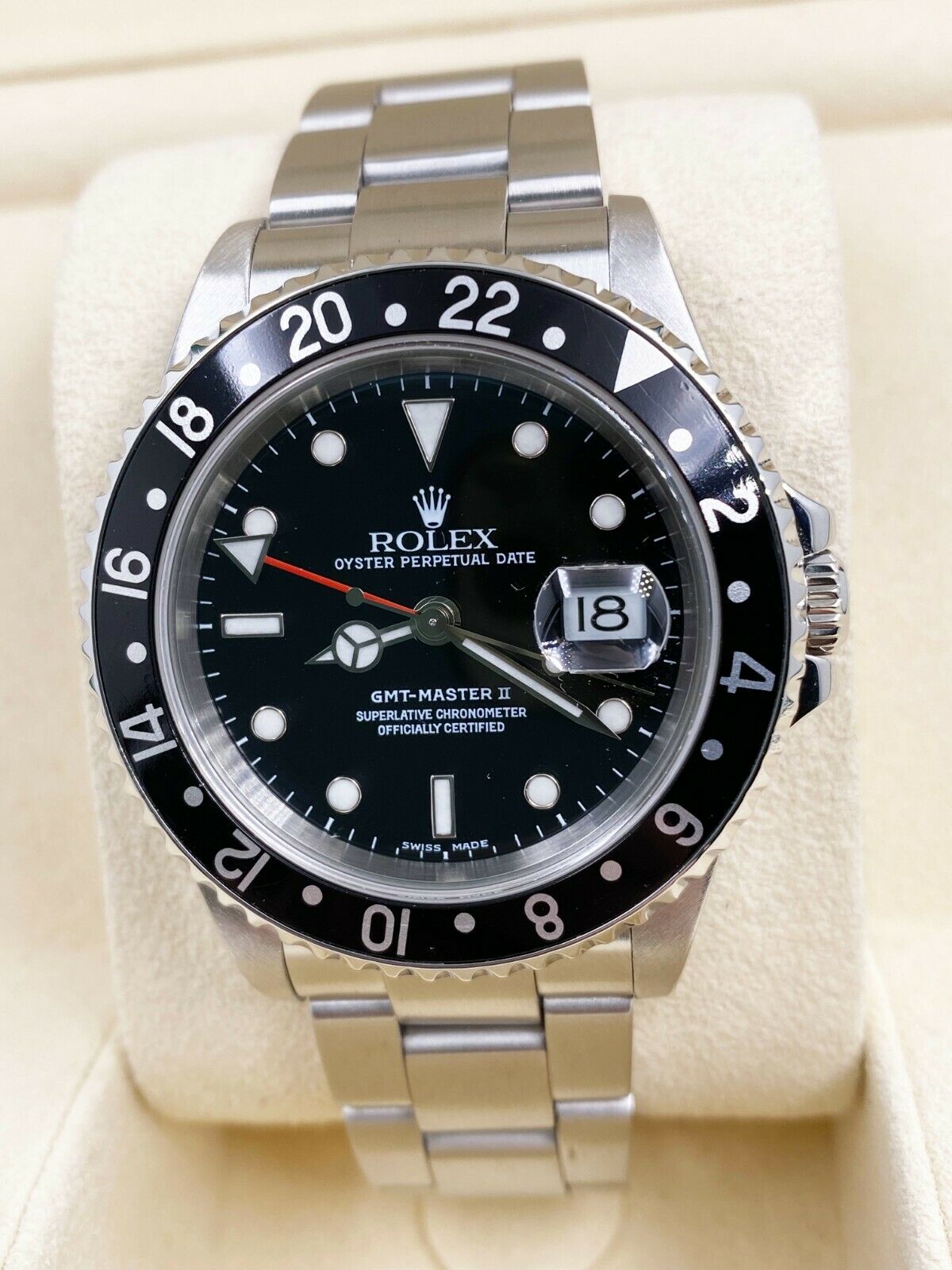 Rolex GMT Master II 16710 Black Dial Stainless Steel