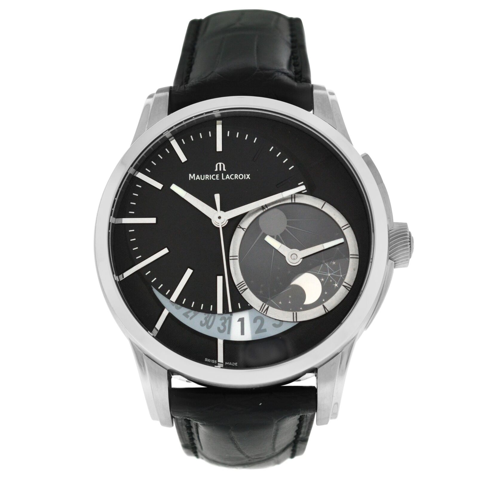 Maurice Lacroix Pontos Decentrique GMT PT6118-SS001-330 Automatic Watch