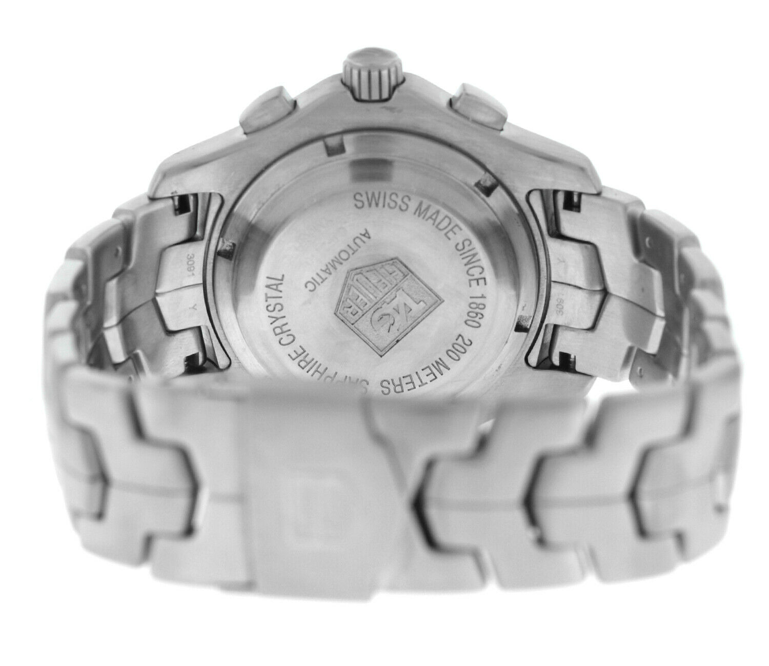 TAG Heuer LINK CJF2110.ba0576 自動巻き時計 美品 Tag Heuer Link CJF2110.BA0576 Chronograph Steel Date Automatic