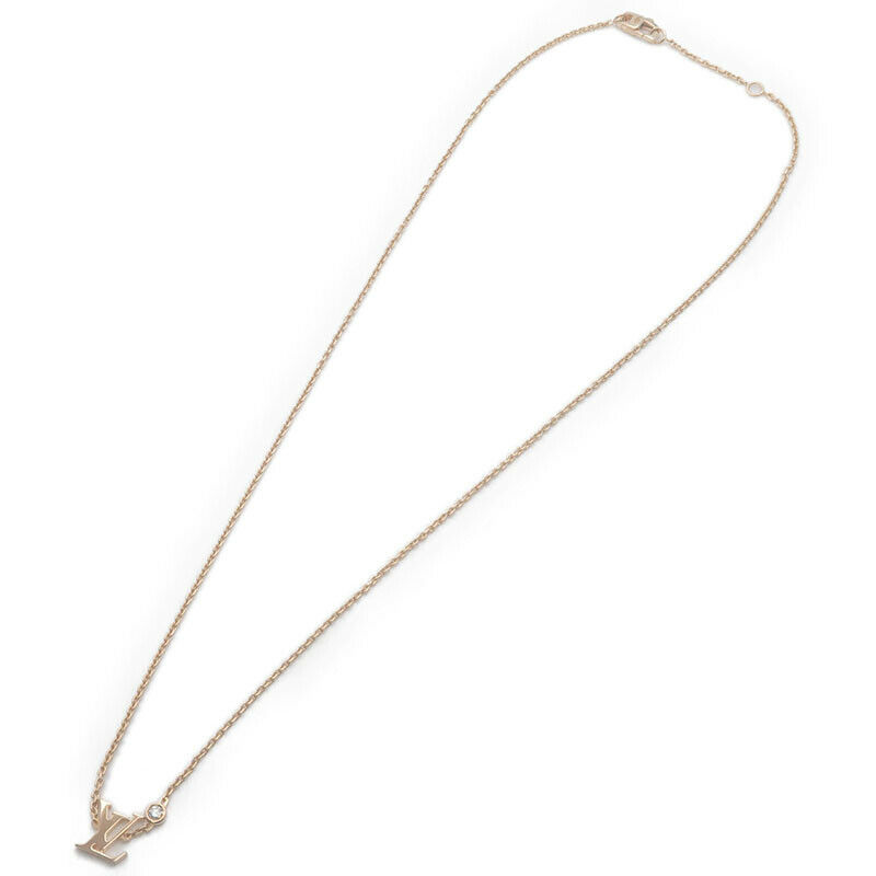Auth Louis Vuitton Pendentif Idylle Blossom Diamond Necklace Q93626 Used F/S