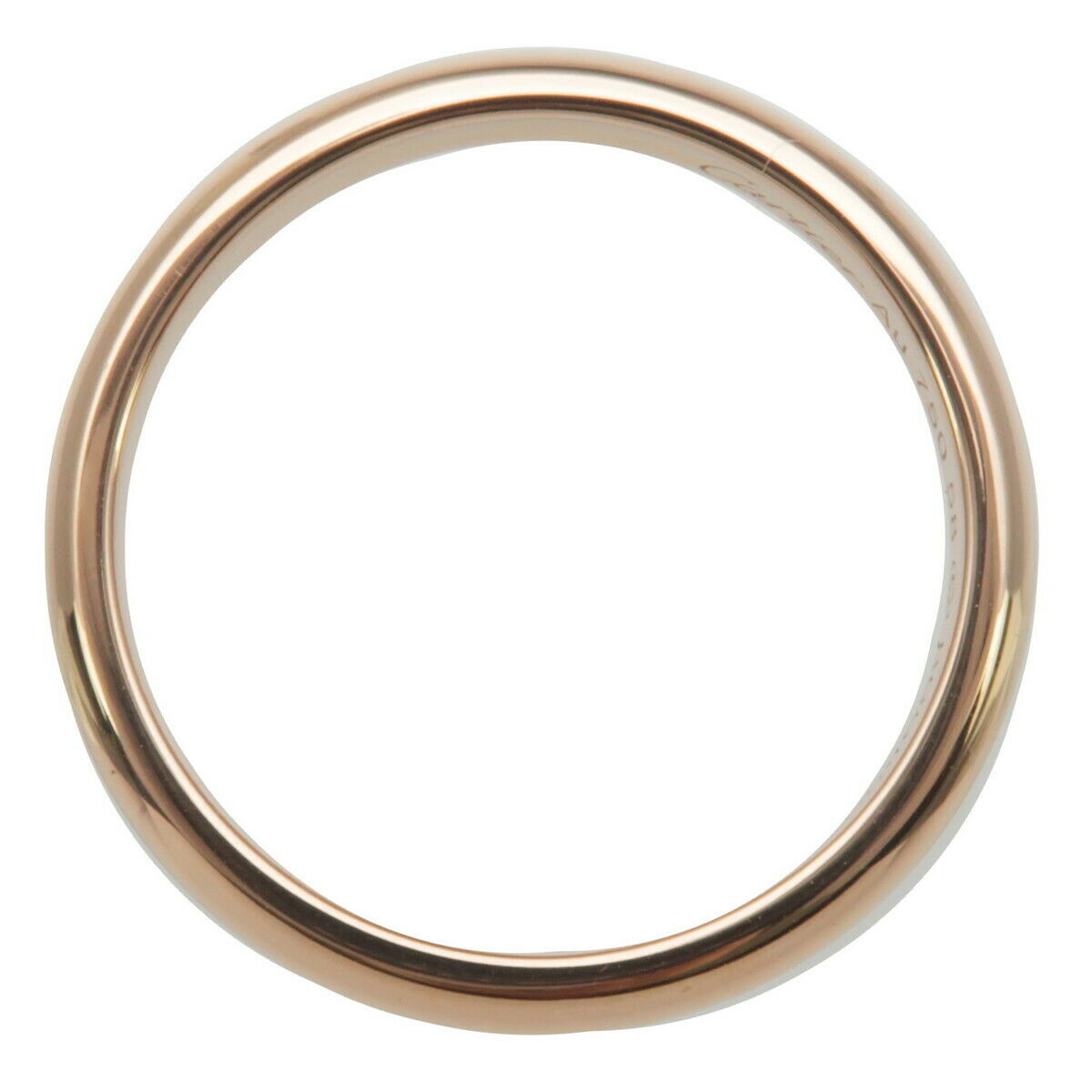 Auth Cartier 1895 Classic Wedding Ring Rose Gold #58 US8.5 HK18.5 