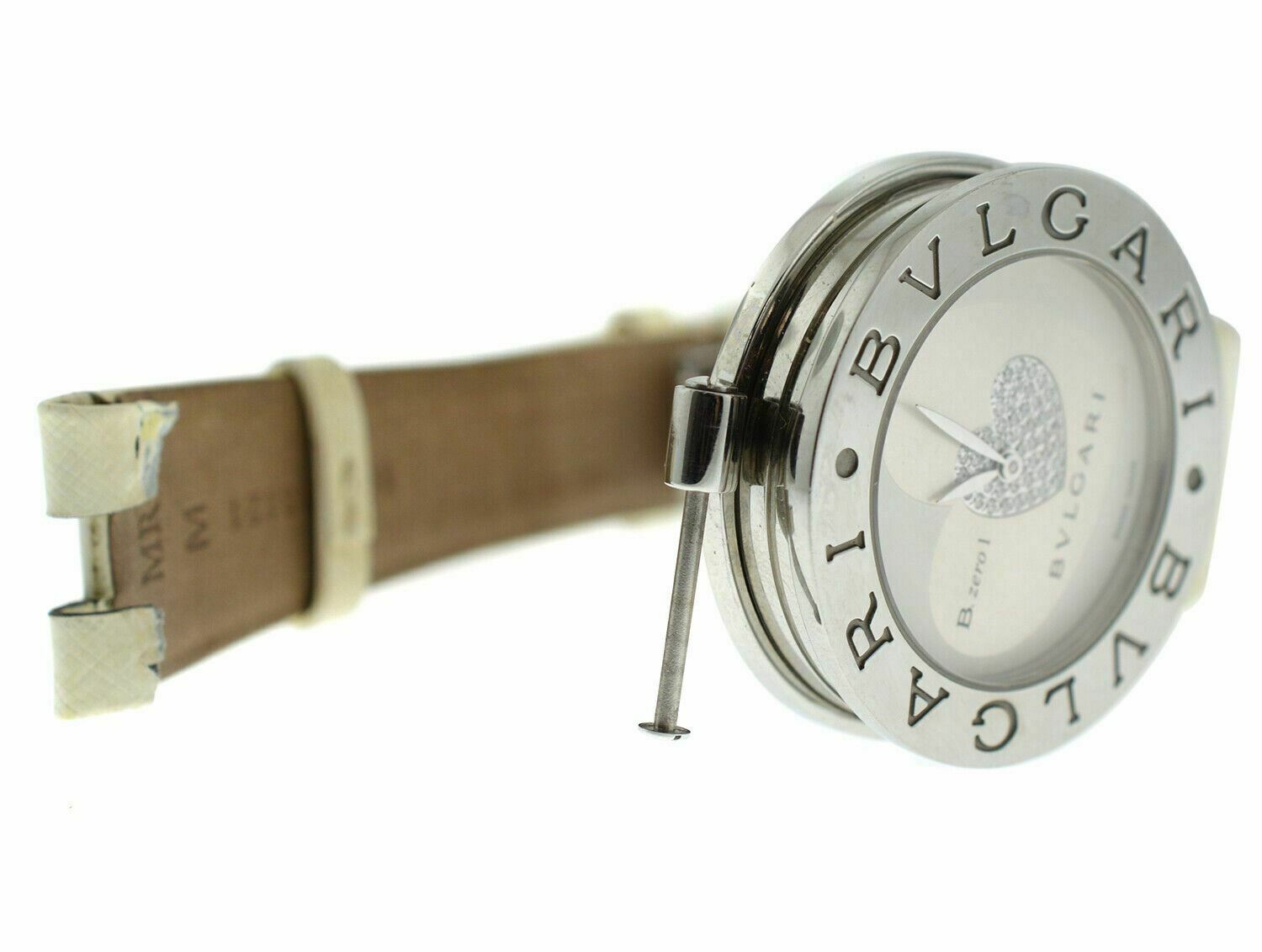BVLGARI Double Heart Bz35s Ladies Watch Diamond Silver Quartz Watch B-zero 1 Ladies main image 2