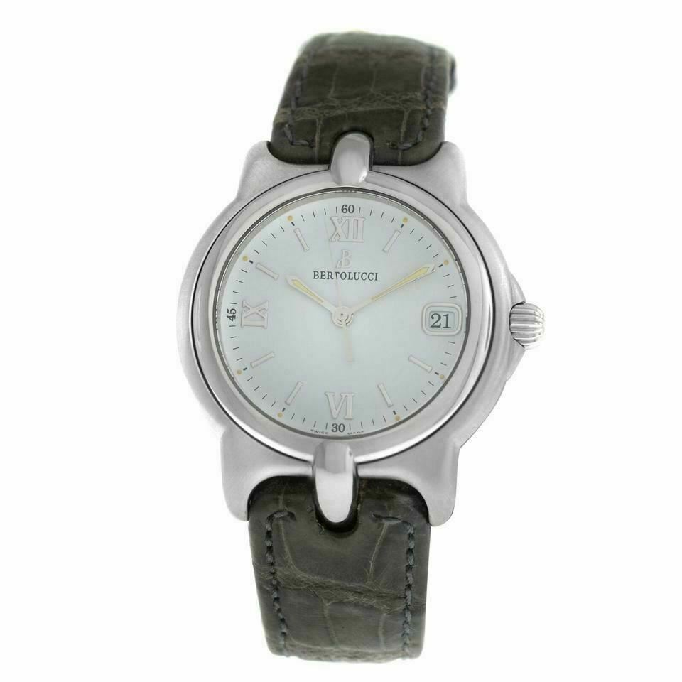 Men's Unisex Bertolucci Pulchra Vir 123 41 Steel Date Quartz 36MM Watch