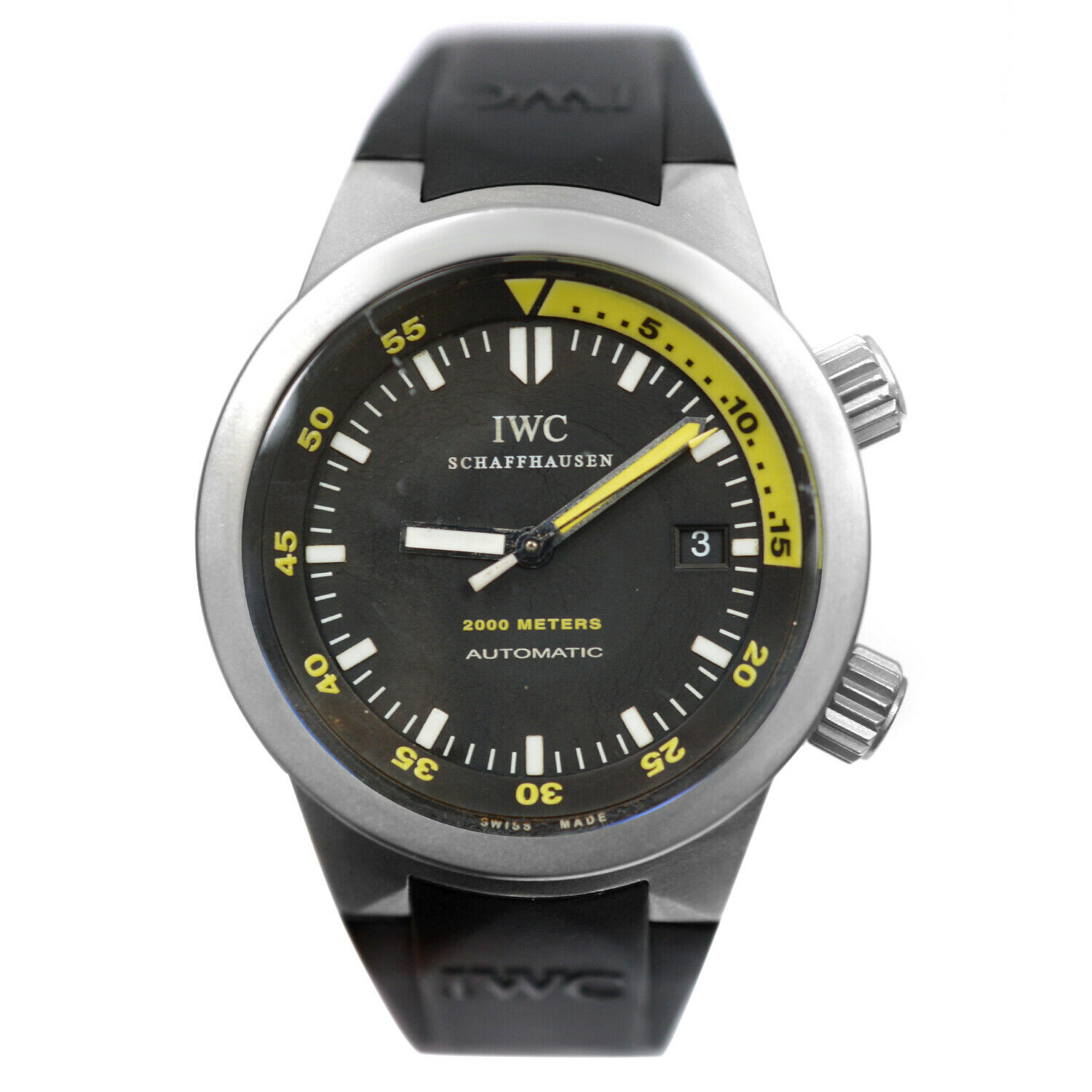 IWC Schaffhausen Aquatimer IW353804 Titanium Mens Date 42MM Automatic Watch