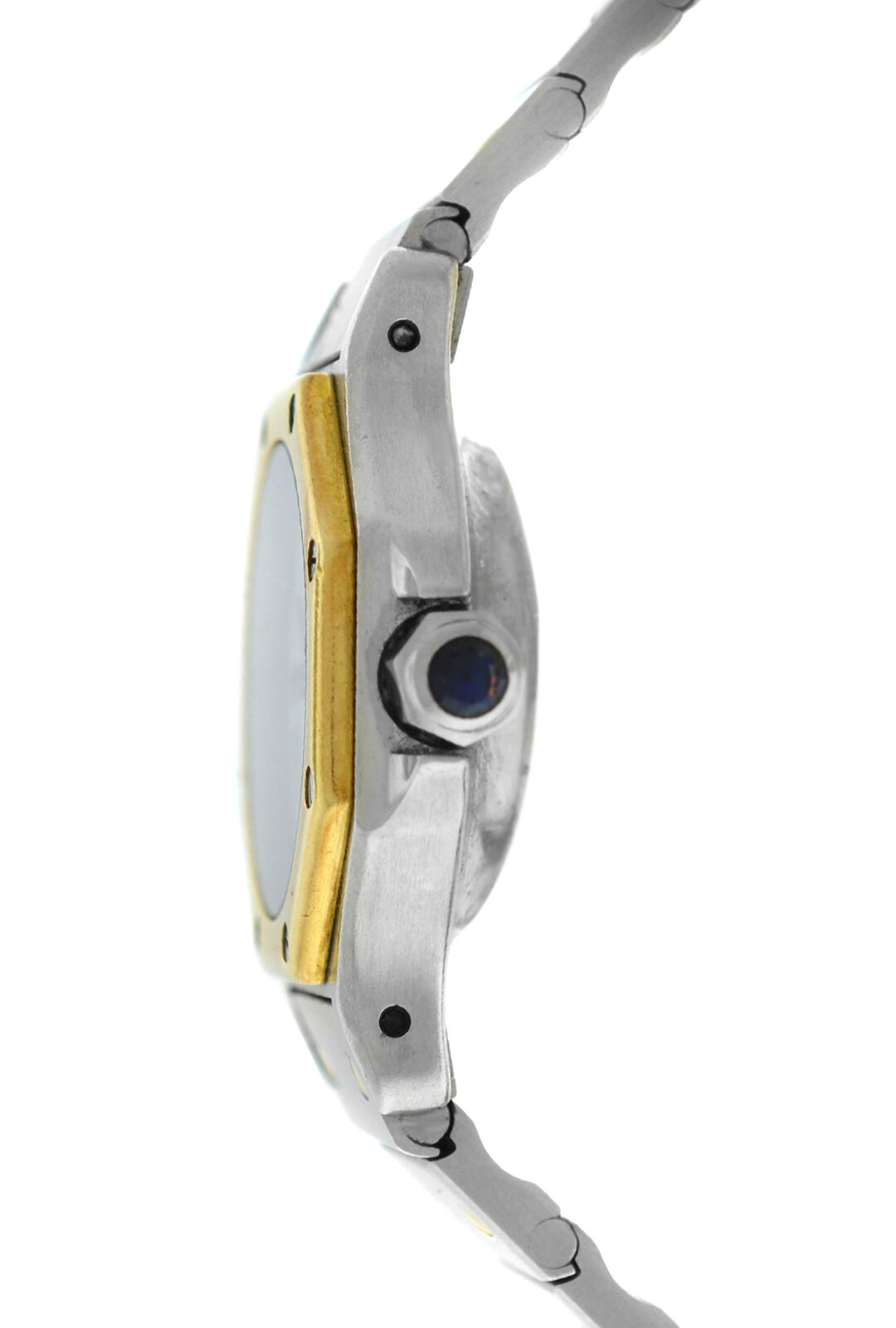 Cartier Santos Octagon Ladies Stainless Steel 18K Gold 24MM
