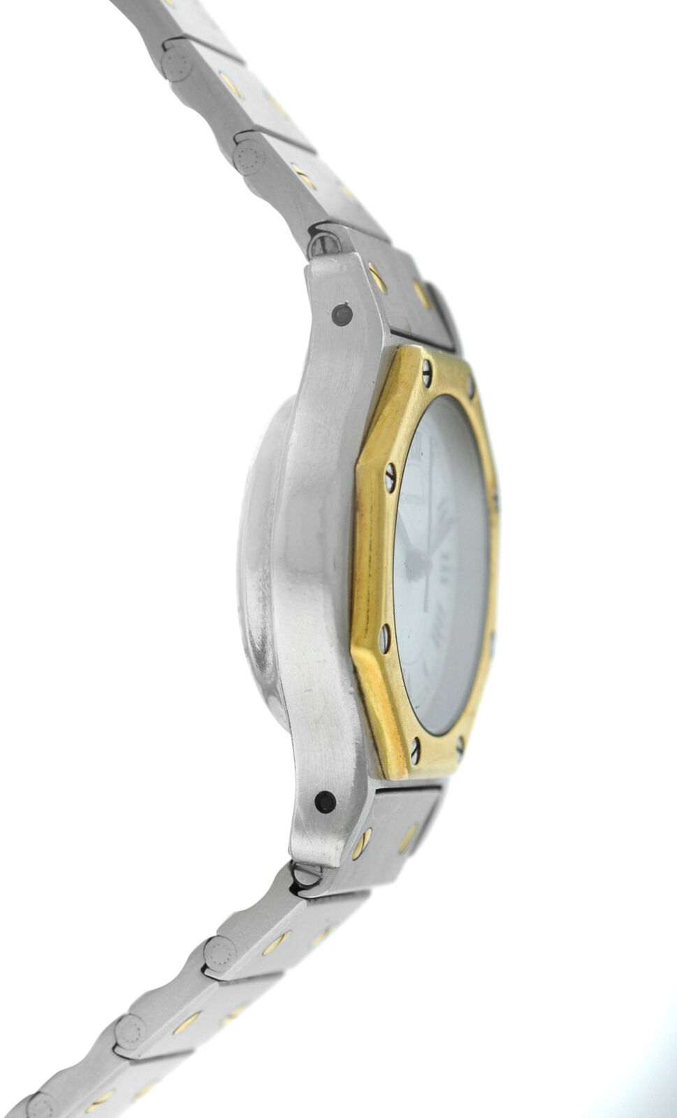 Cartier Santos Octagon Ladies Stainless Steel 18K Gold 24MM  display picture 3