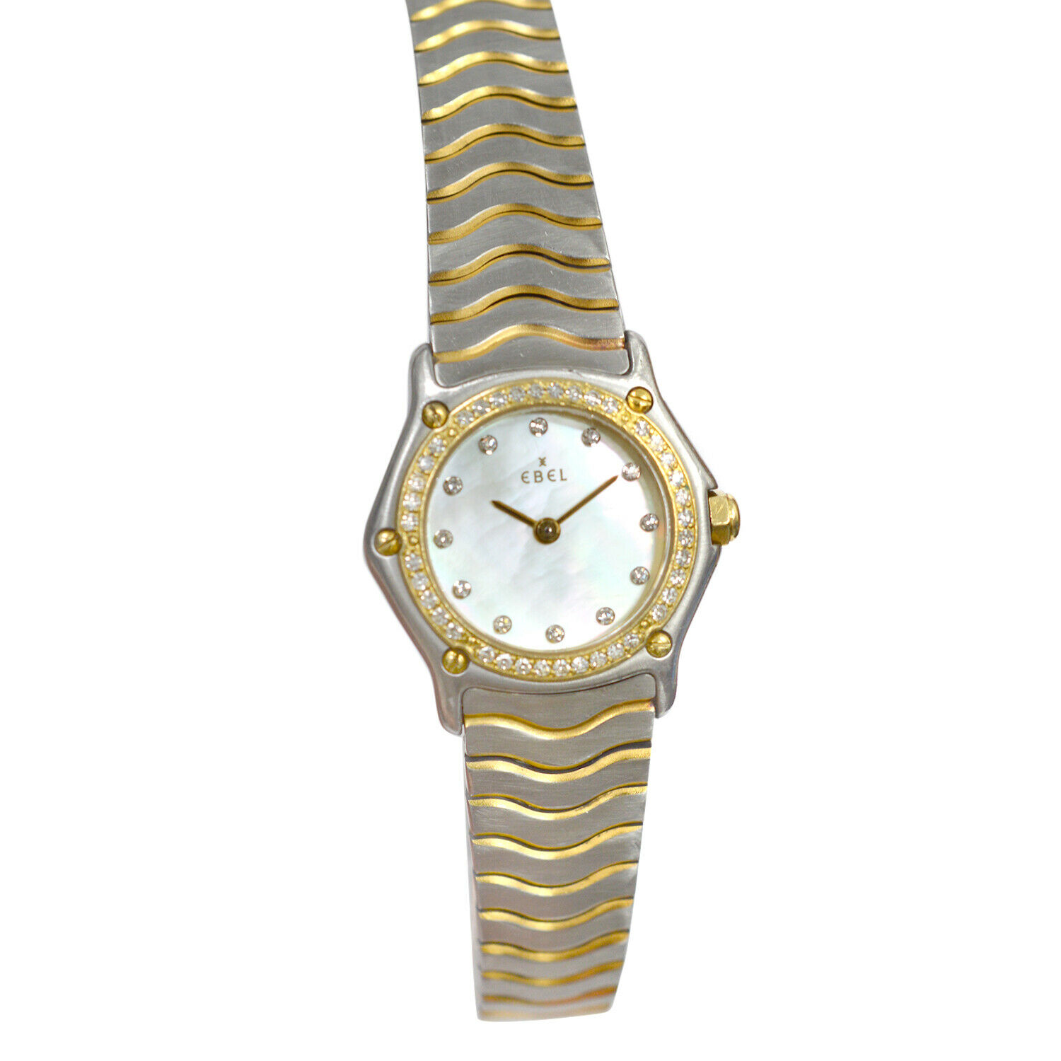 ◇エベル EBEL◇クラシックウェーブ 166901 クォーツ 腕時計