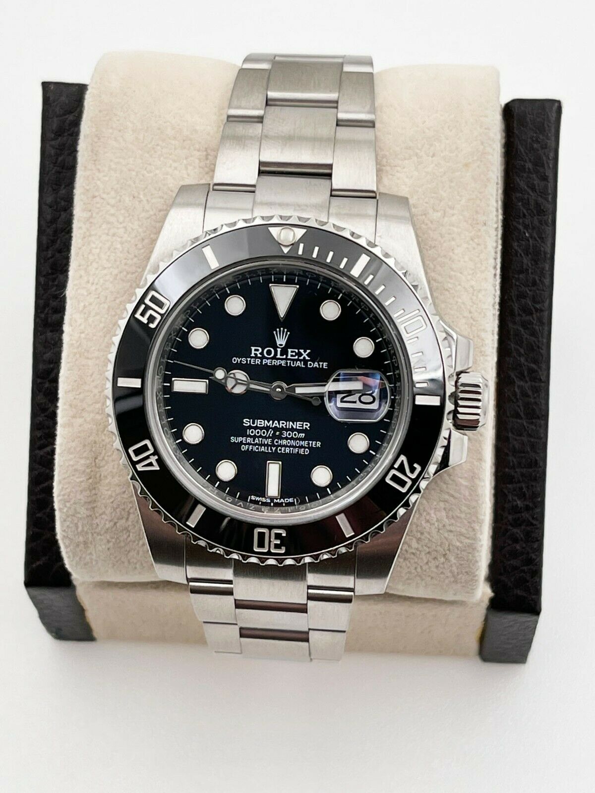 Rolex Submariner  Black Date Ceramic Stainless Steel