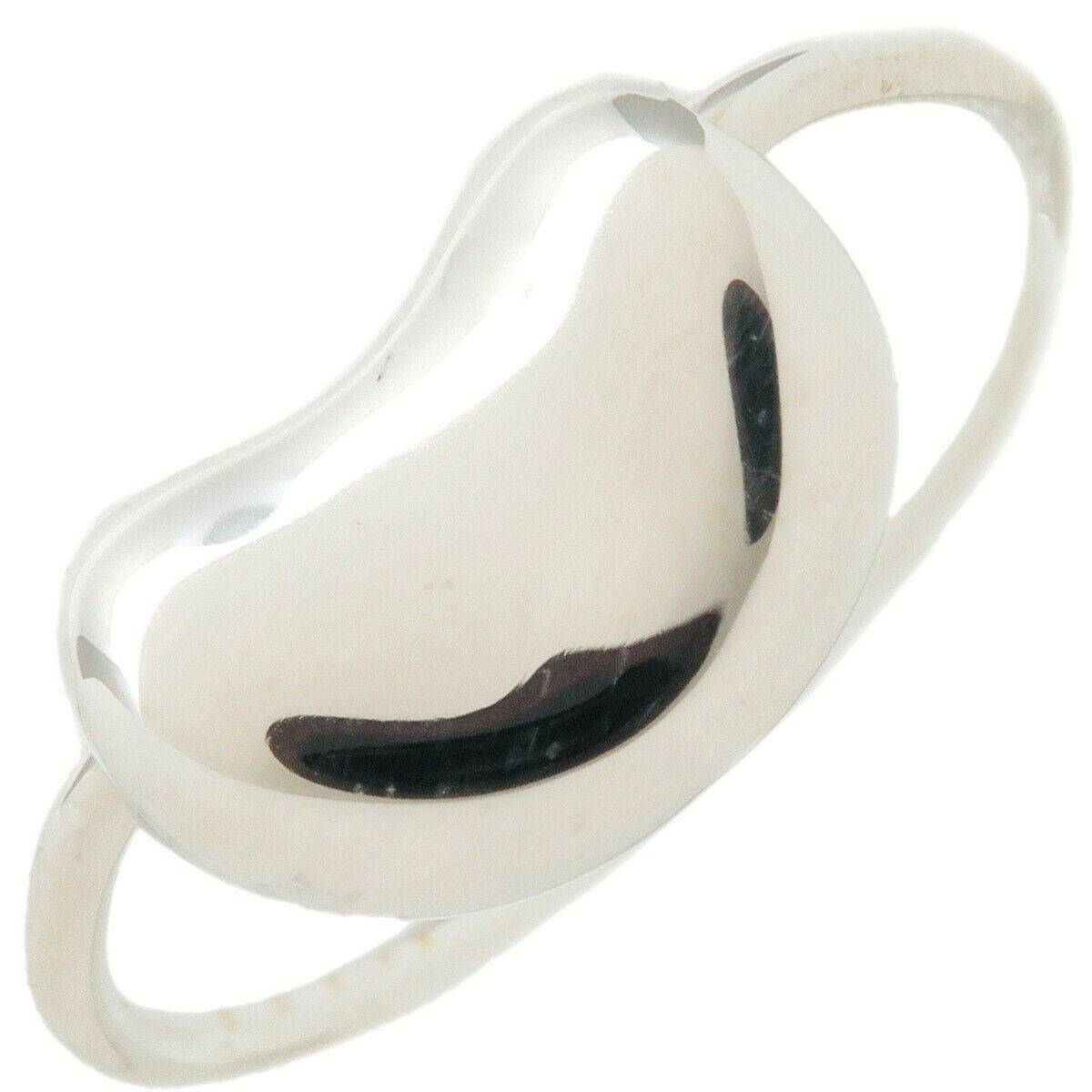 Authentic TiffanyCo. Bean Ring Small SV925 Silver #9 US5 HK11 EU49.5 Used F/S