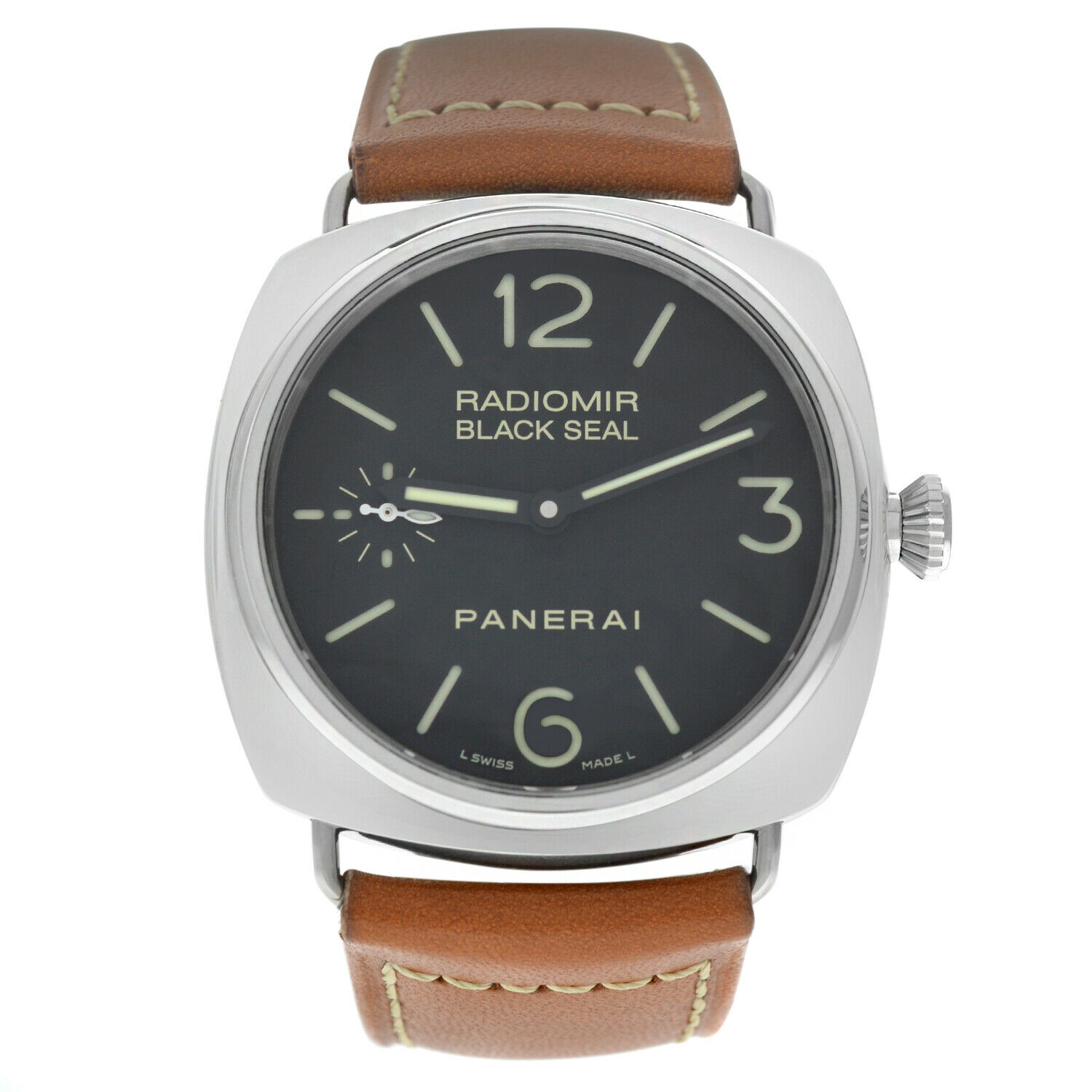 Panerai Radiomir Black Seal  Stainless Steel Mechanical 45MM Watch