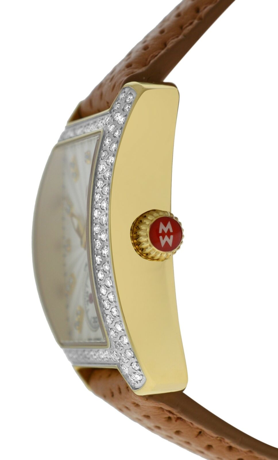 Michele Urban Mini Gold Diamond Steel Two Tone Quartz 29MM  display picture 1