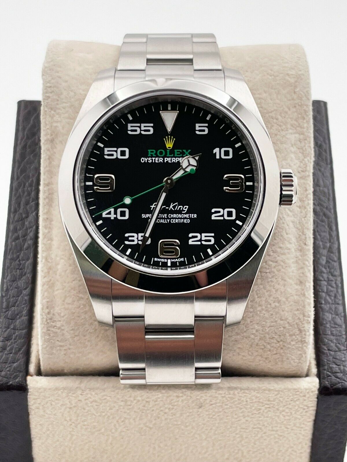 Rolex Air King  Black Dial Stainless Steel