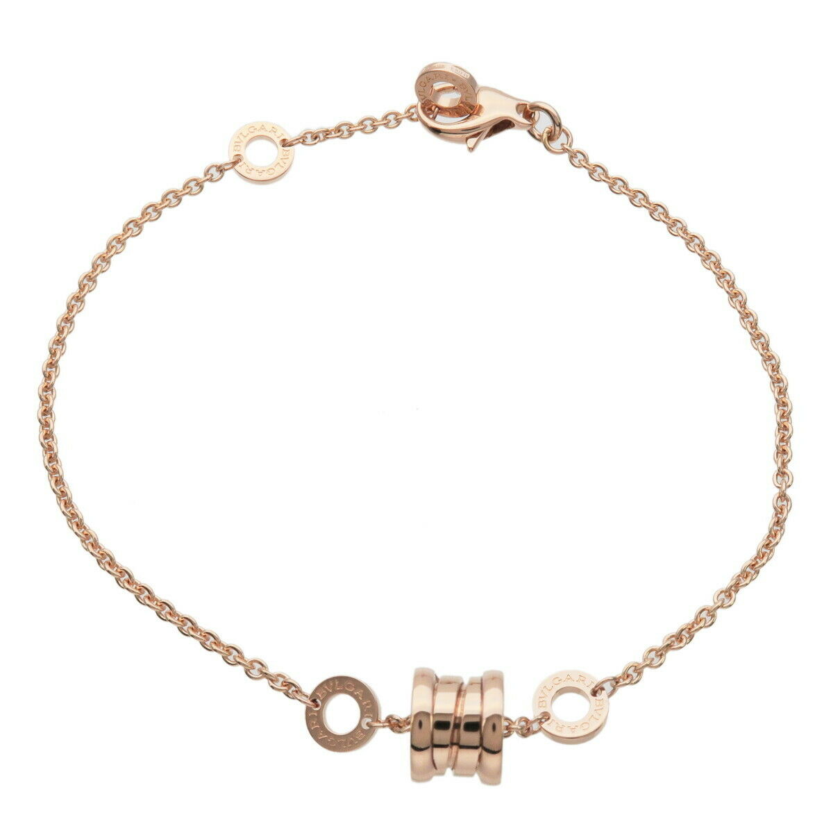 Authentic BVLGARI  Element Bracelet Rose Gold Used F/S