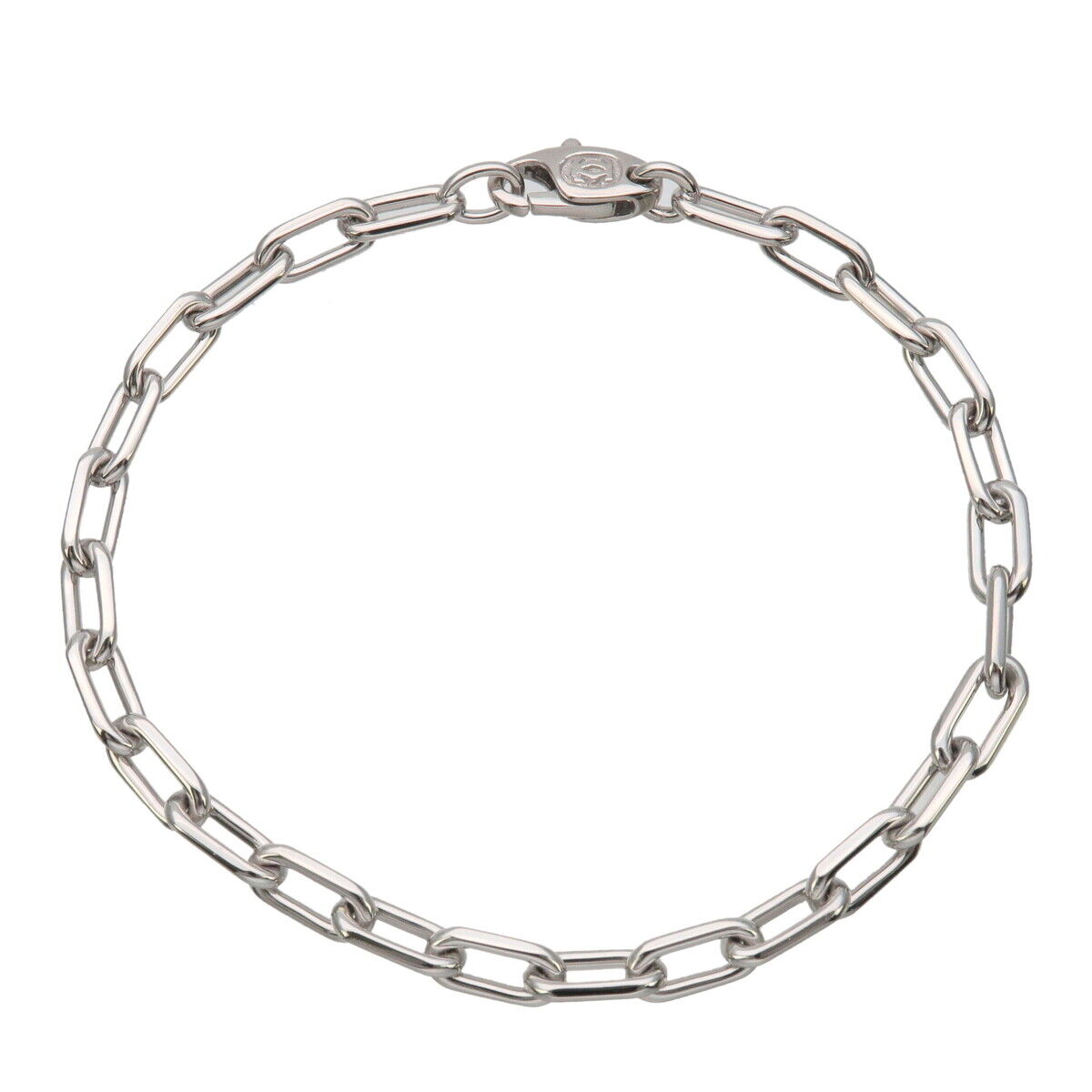 Authentic Cartier Spartacus Chain Bracelet K18WG 750WG White Gold Used F/S