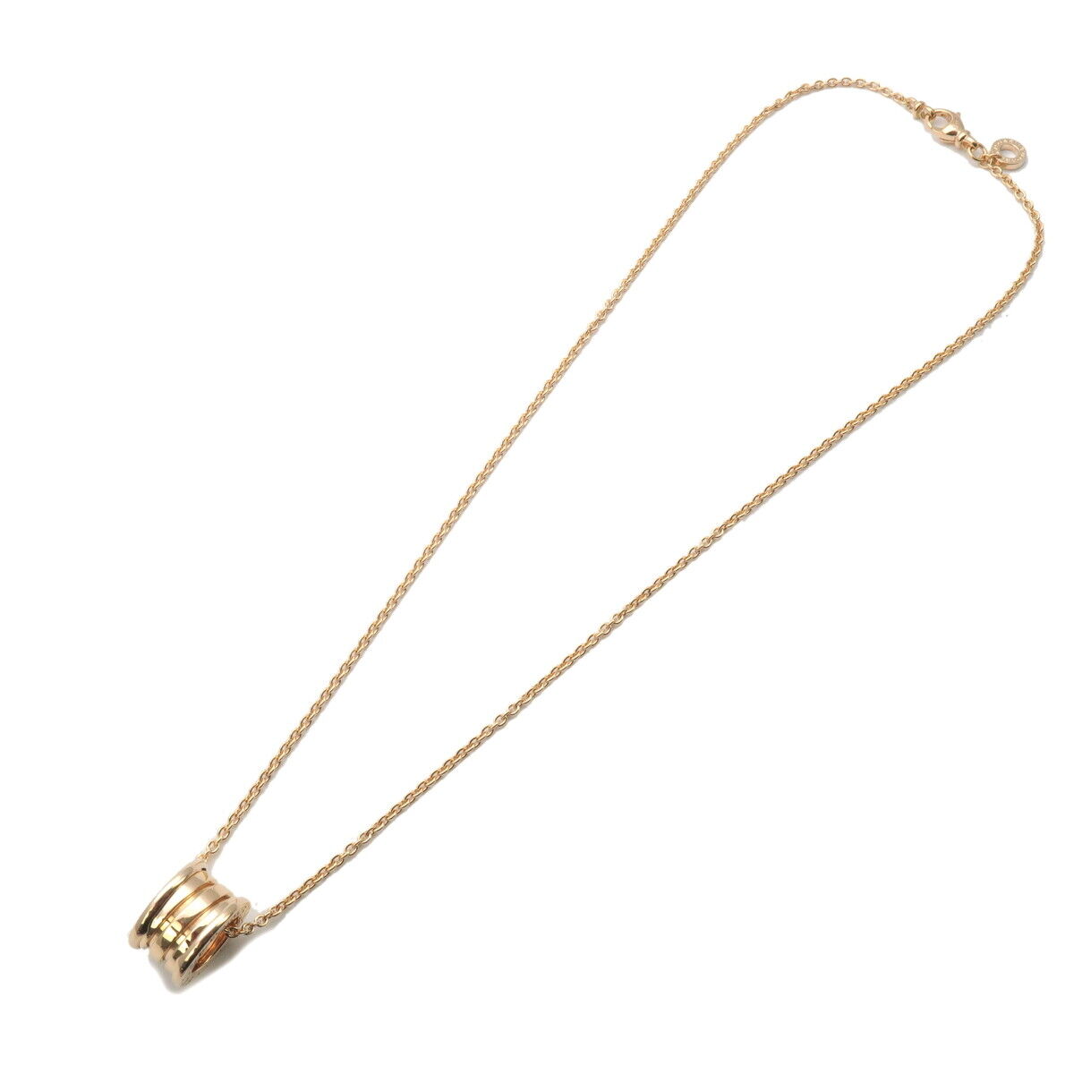 Authentic BVLGARI B-zero1 Necklace K18YG 750 Yellow Gold Used F/S