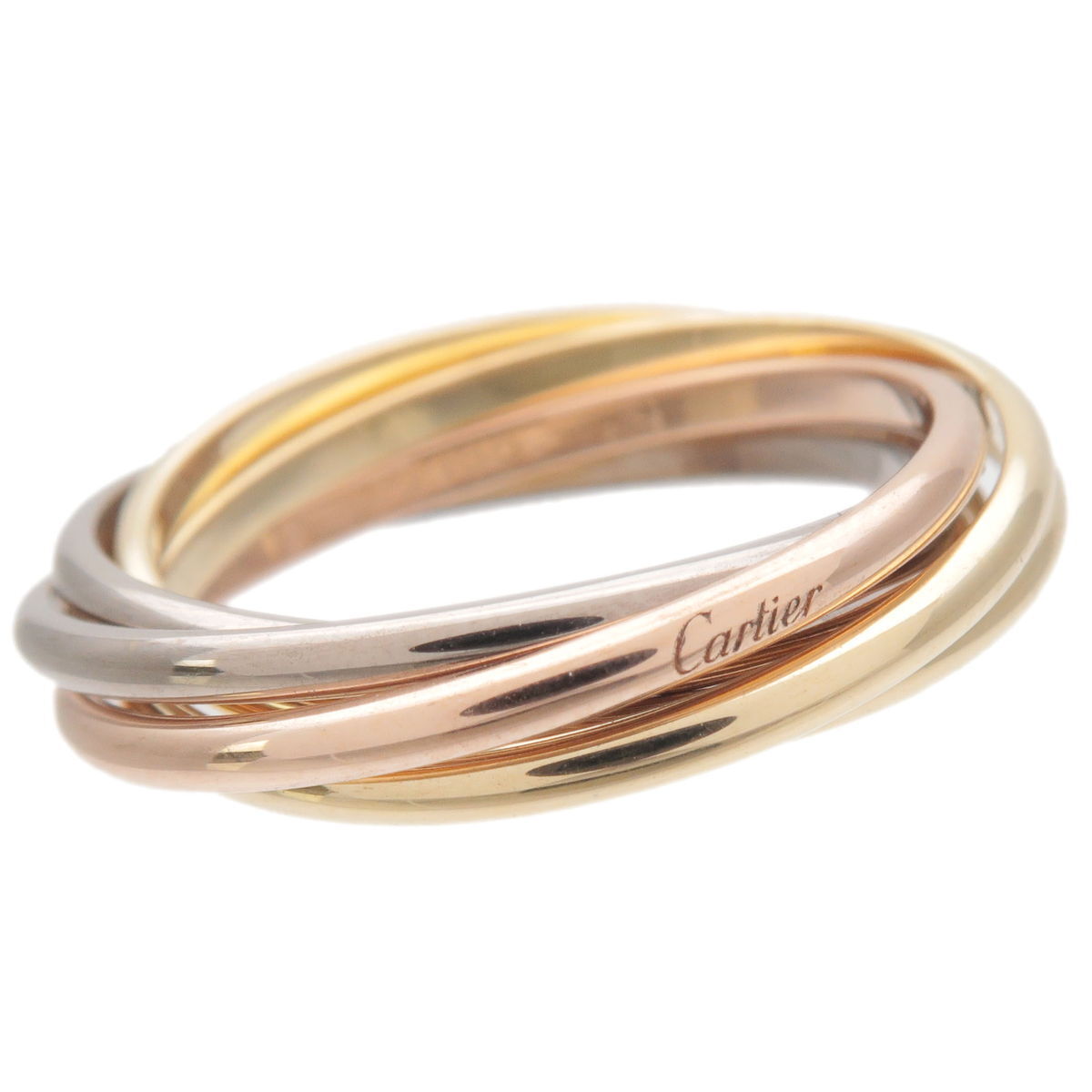 Authentic Cartier 5 Band Trinity Ring