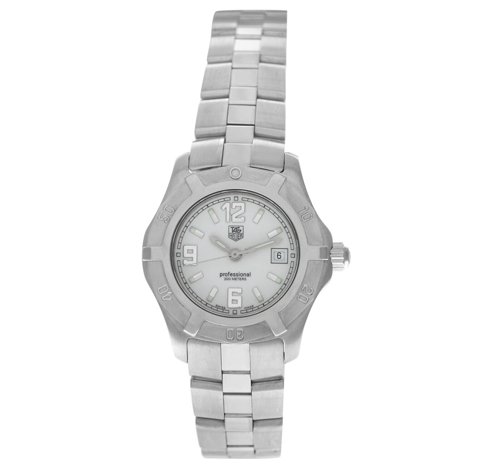 Tag Heuer Professional   Steel Date Quartz 29MM Ladies Watch