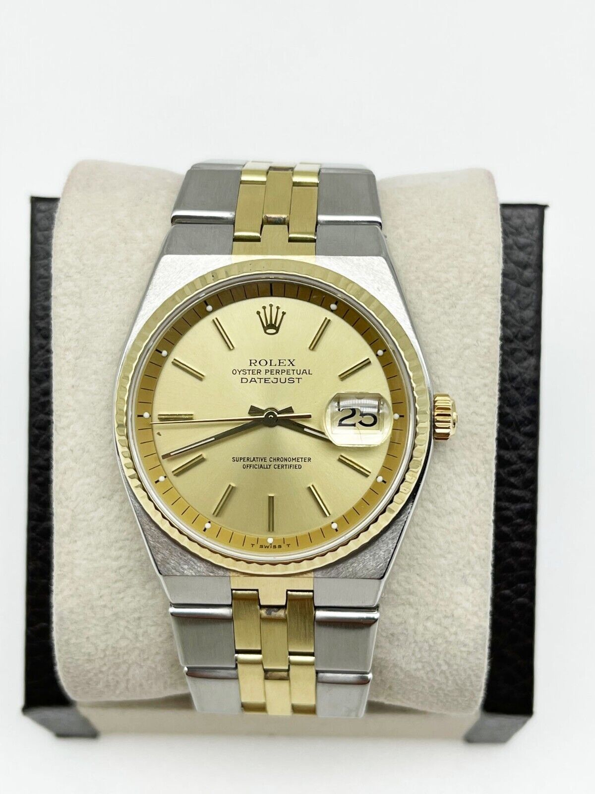 Rolex   AUTOMATIC RARE Datejust 14K Yellow Gold Stainless Steel
