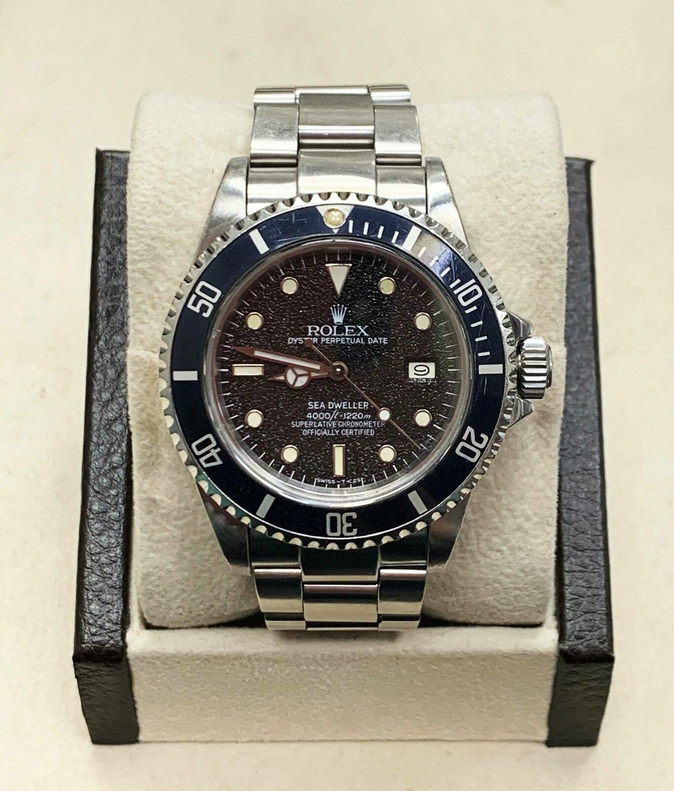 Vintage Rolex Sea Dweller Stardust Rare MK3 Dial Stainless Watch