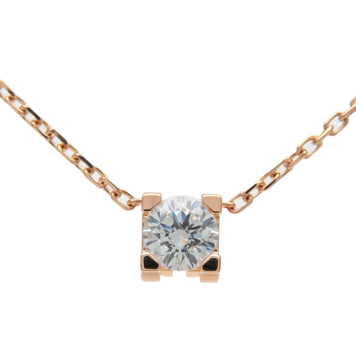 Authentic Cartier C de Cartier Diamond Necklace