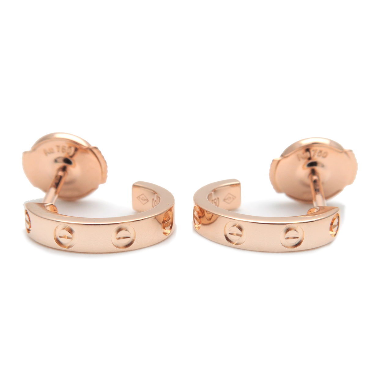 Authentic Cartier Mini Love Earrings