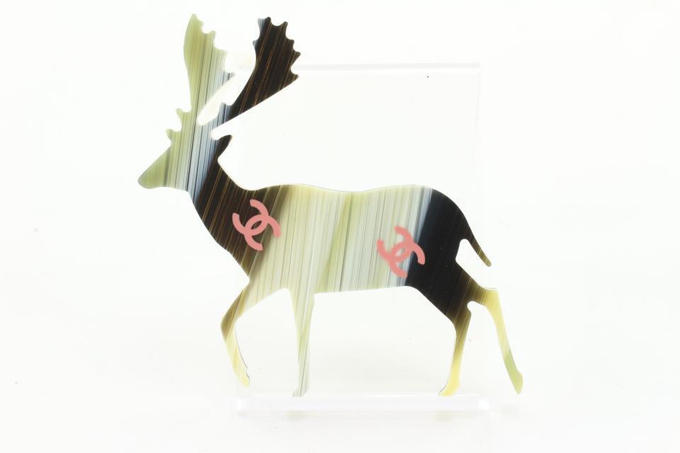 Chanel 01A Reindeer CC Brooch Deer Motif 20ck76s