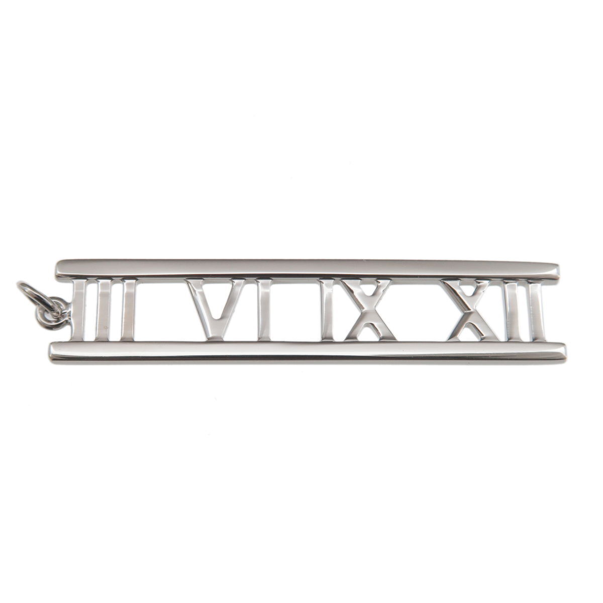 Authentic TiffanyCo. Atlas Open Bar Necklace Pendant
