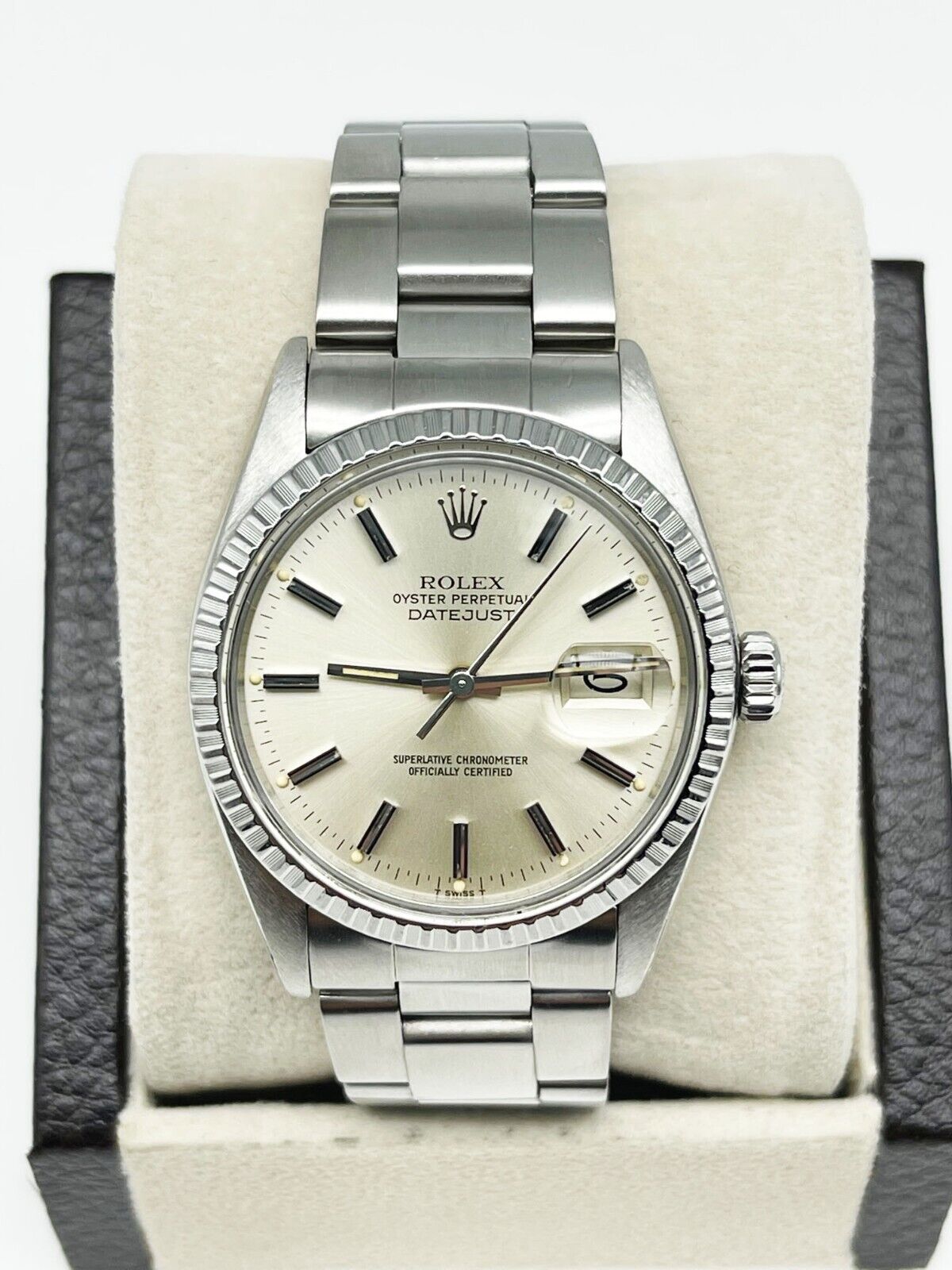 Rolex Datejust 16030 Silver Dial Stainless Steel