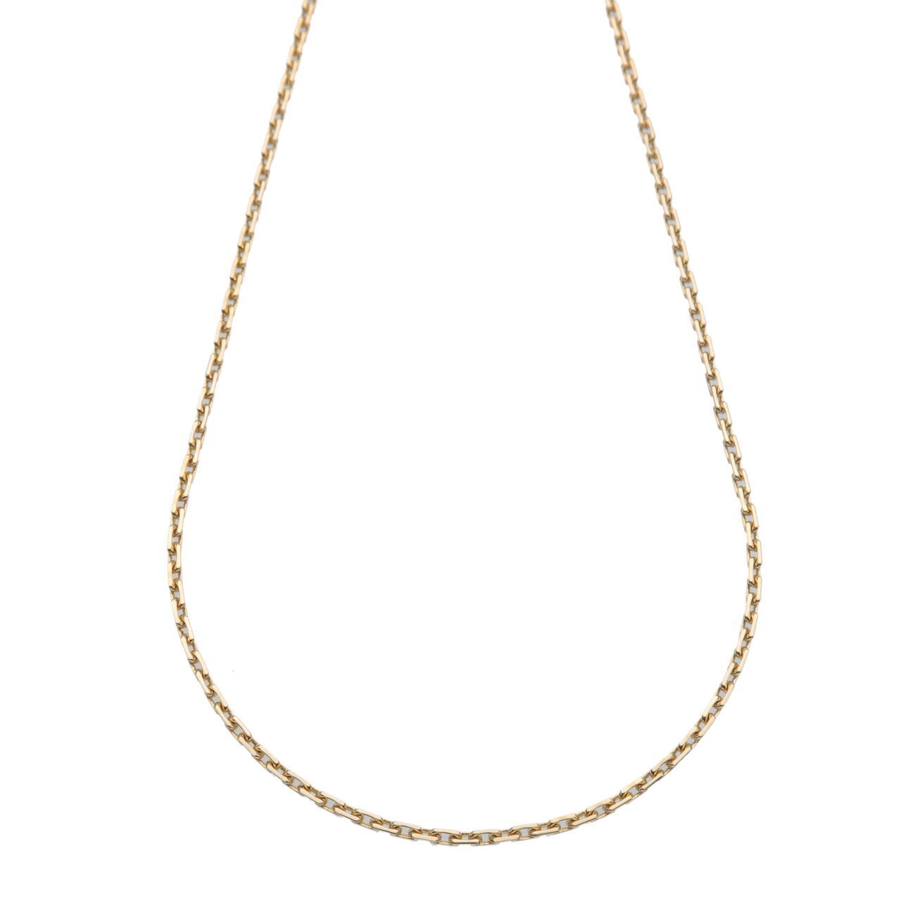 Authentic Cartier Link Slave Chain Necklace K18YG 750YG Yellow