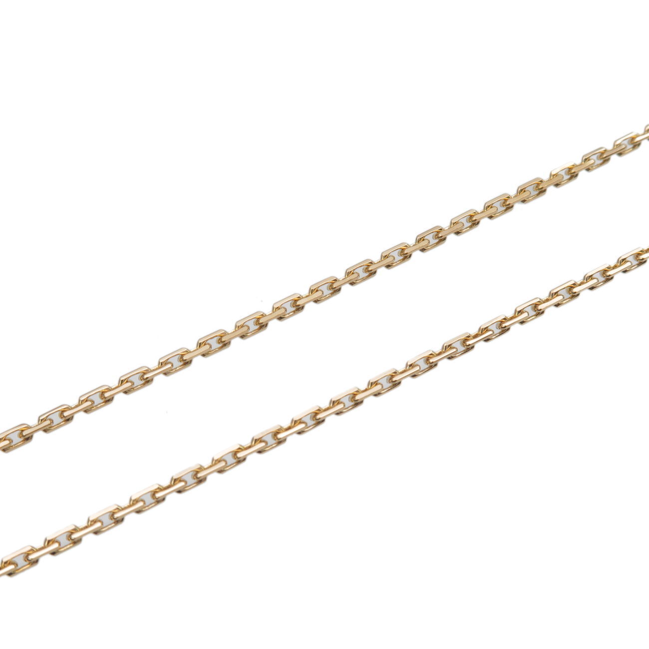 Authentic Cartier Link Slave Chain Necklace K18YG 750YG Yellow