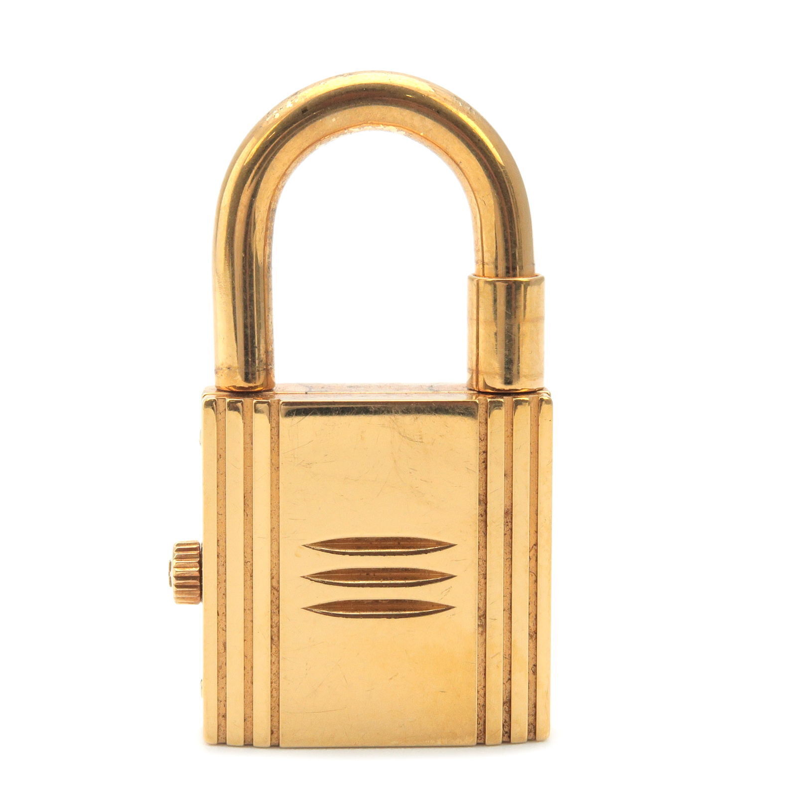 Authentic Hermes Kelly Wrist Watch Quartz Gold Plated  display picture 3