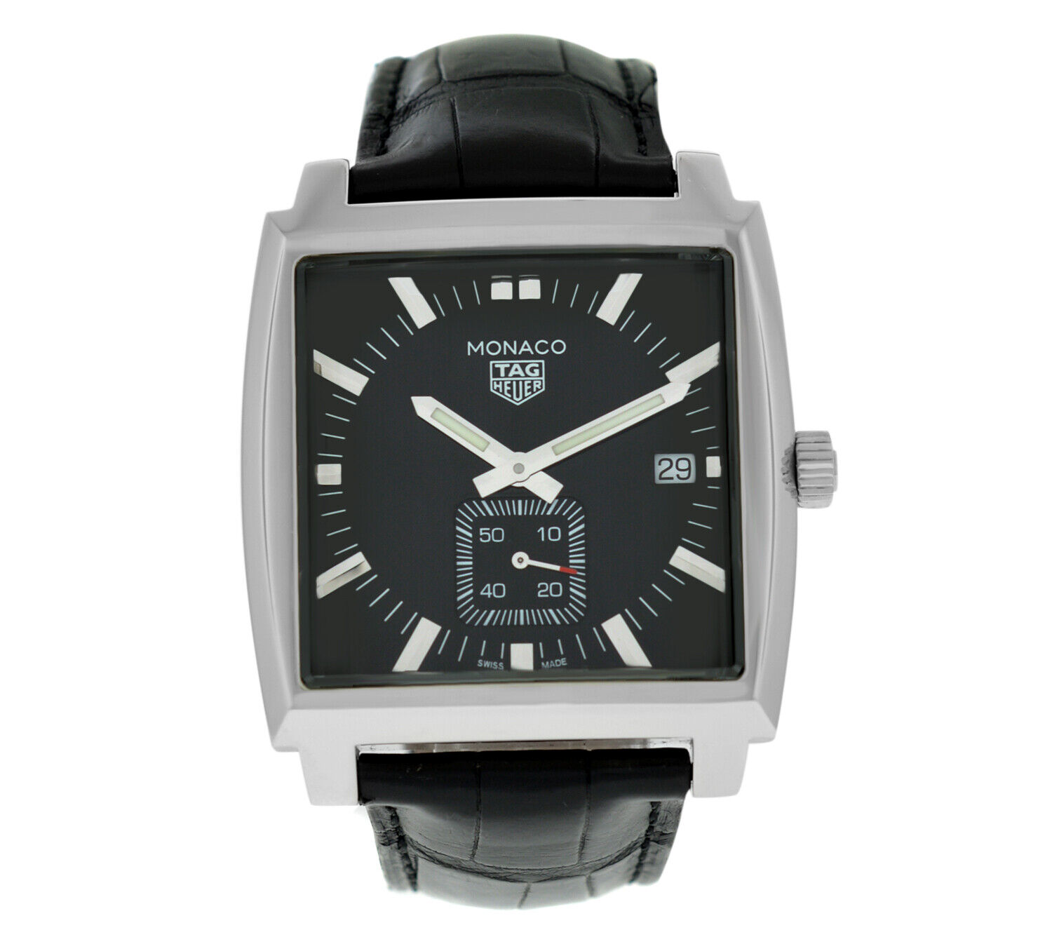 Tag Heuer Monaco  Stainless Steel Date Quartz Men's Watch